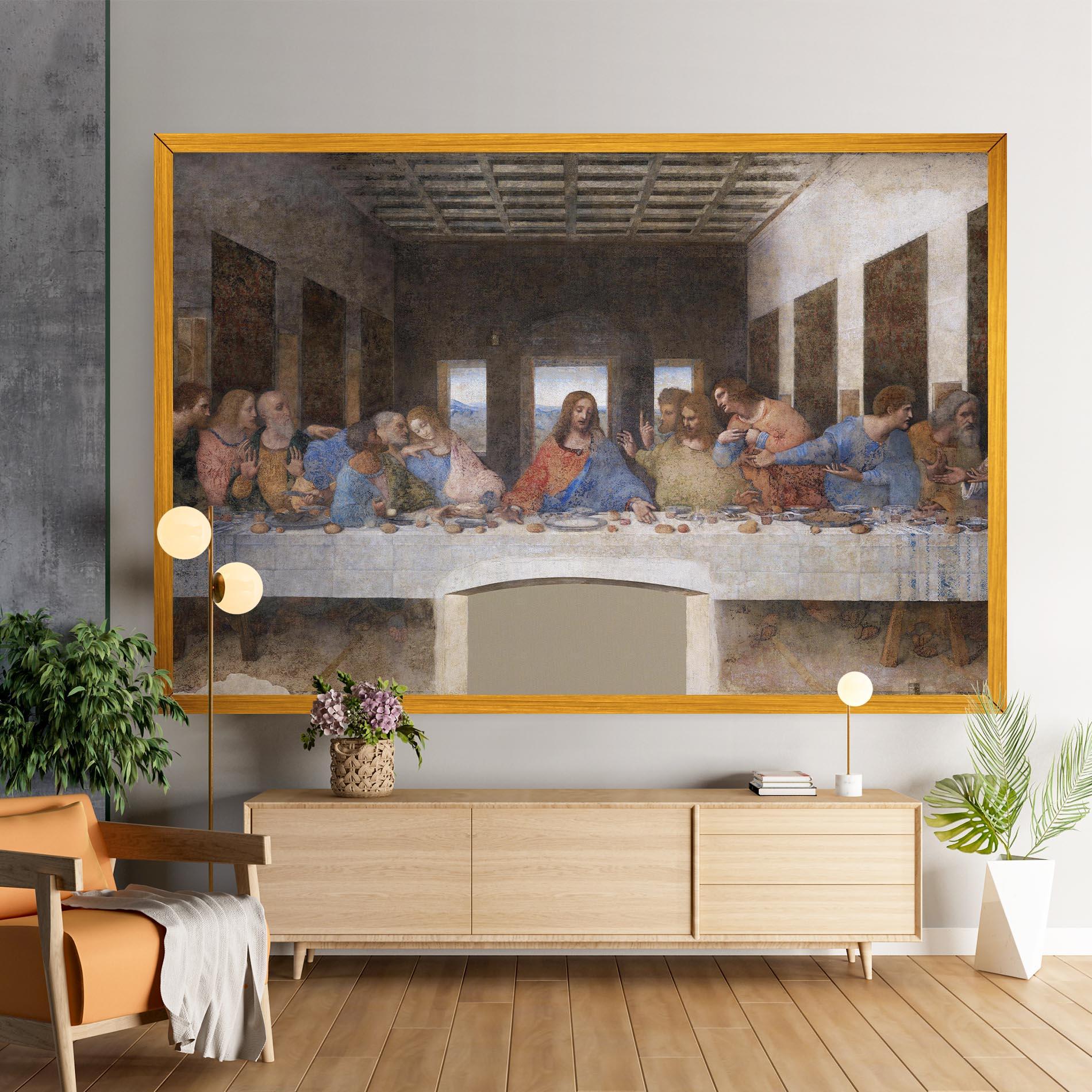 Leinwandbild Jesus Eating mockup 9