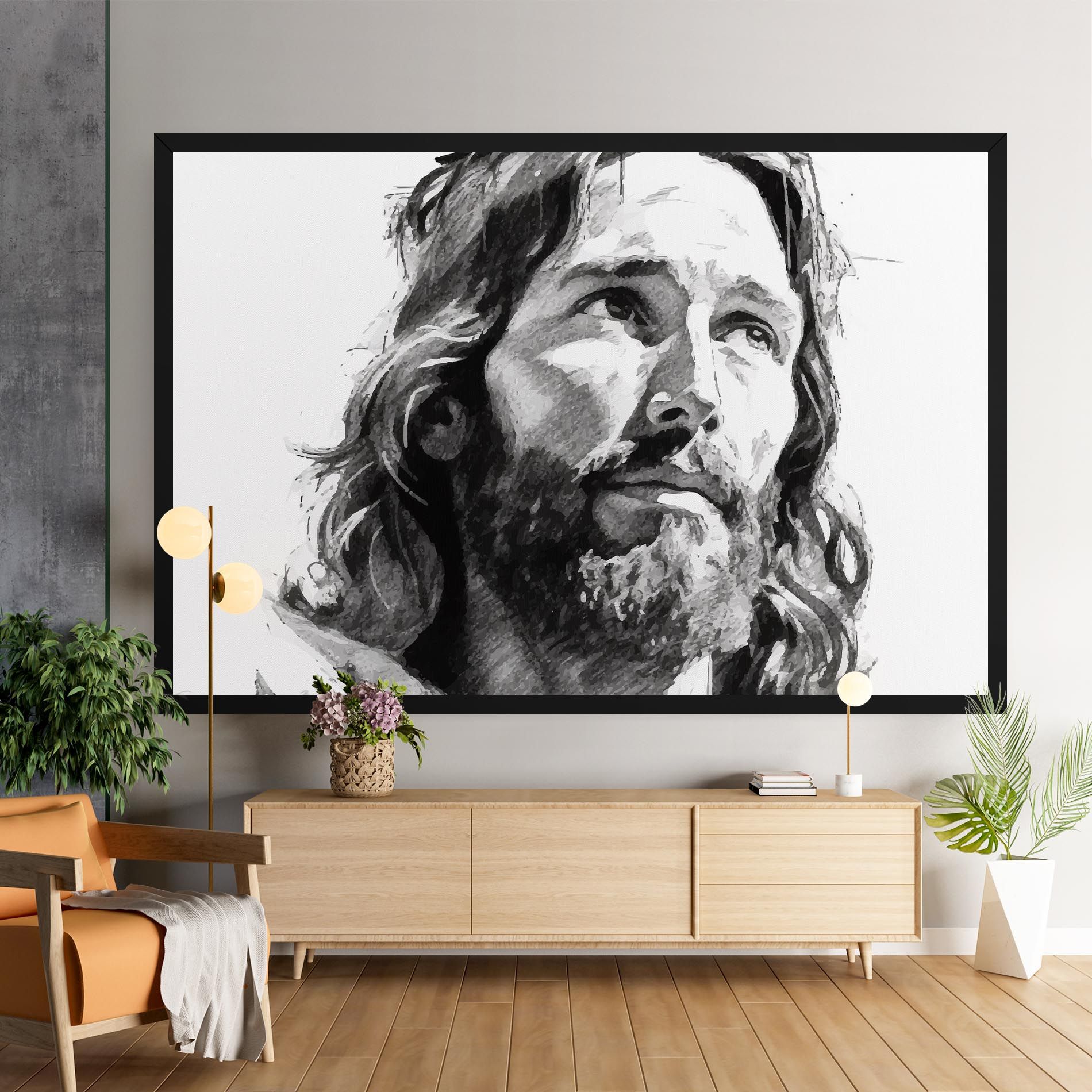 Jesus Drawing mockup 9