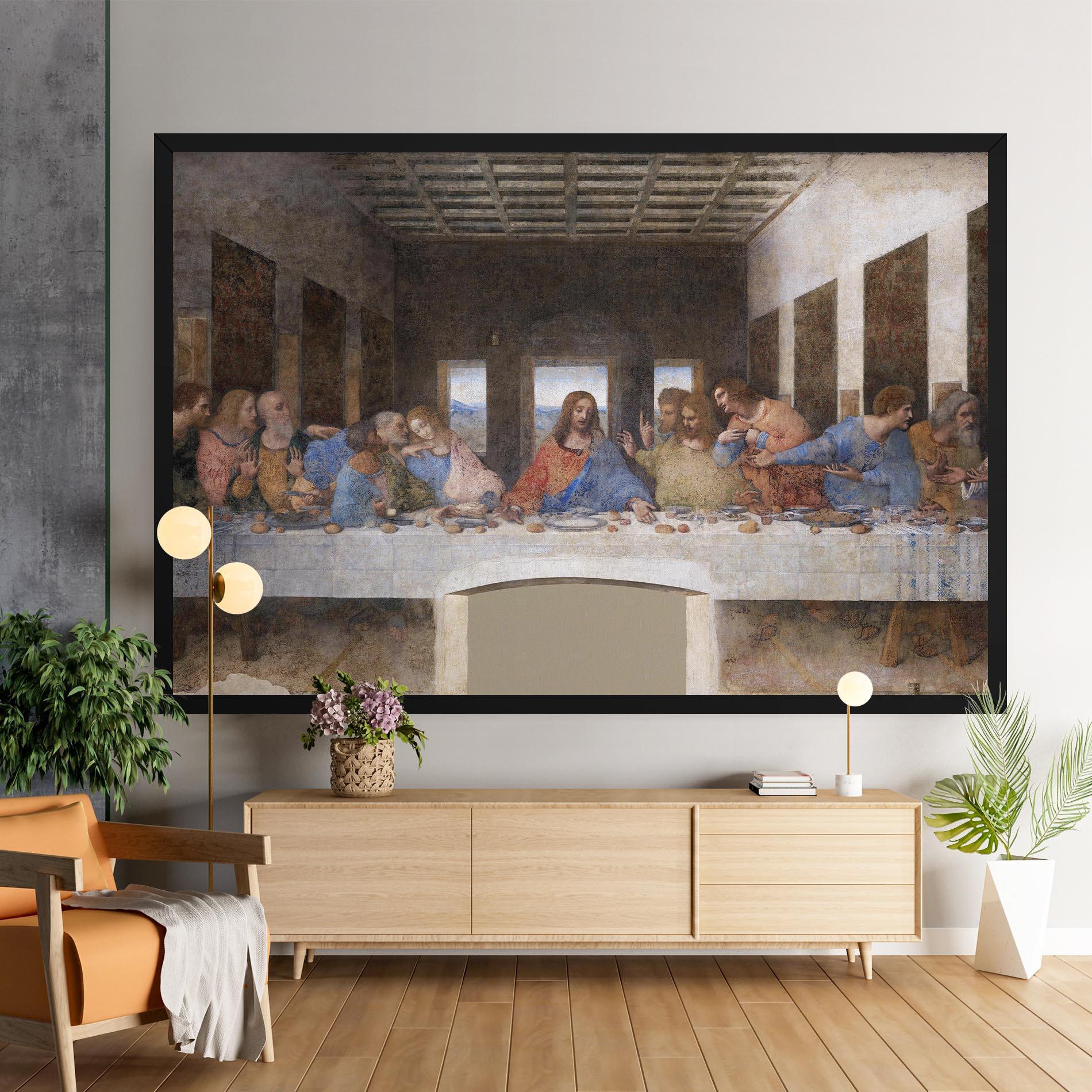 Leinwandbild Jesus Eating mockup 9