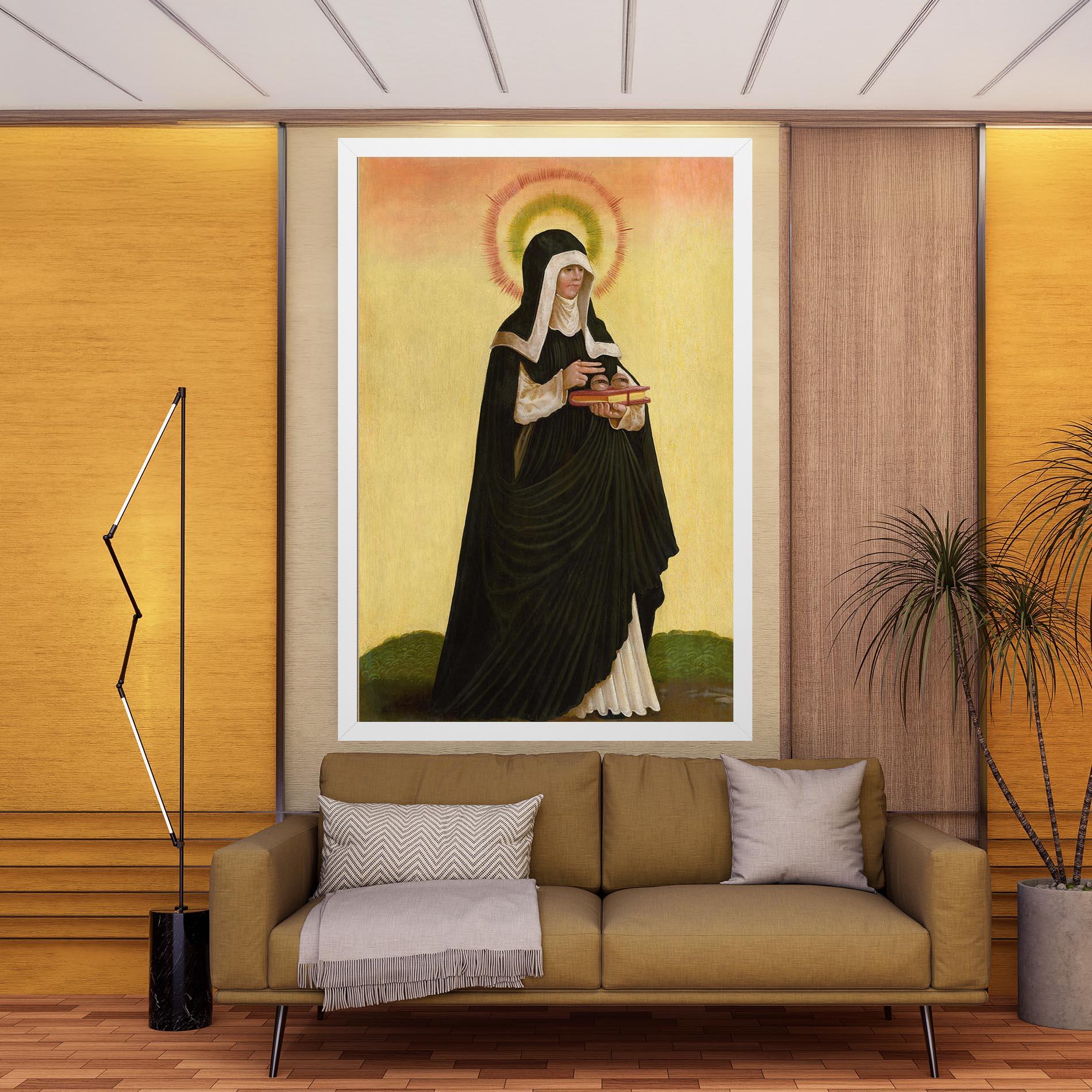 Leinwandbild Religious Walk mockup 9