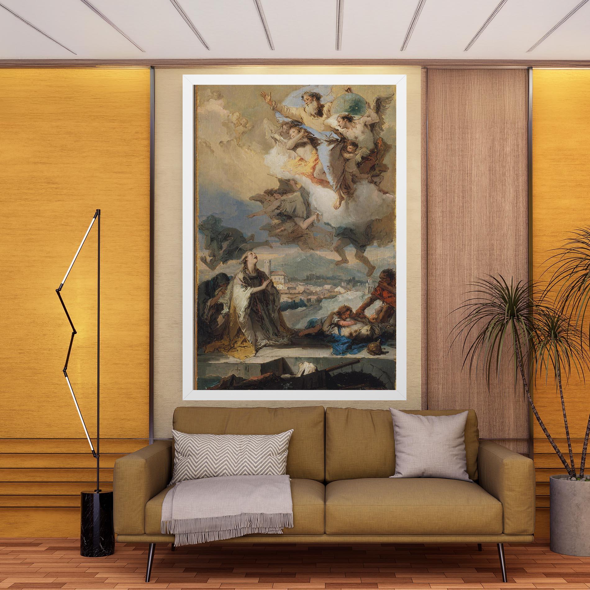 Leinwandbild Sky Angel Art mockup 9