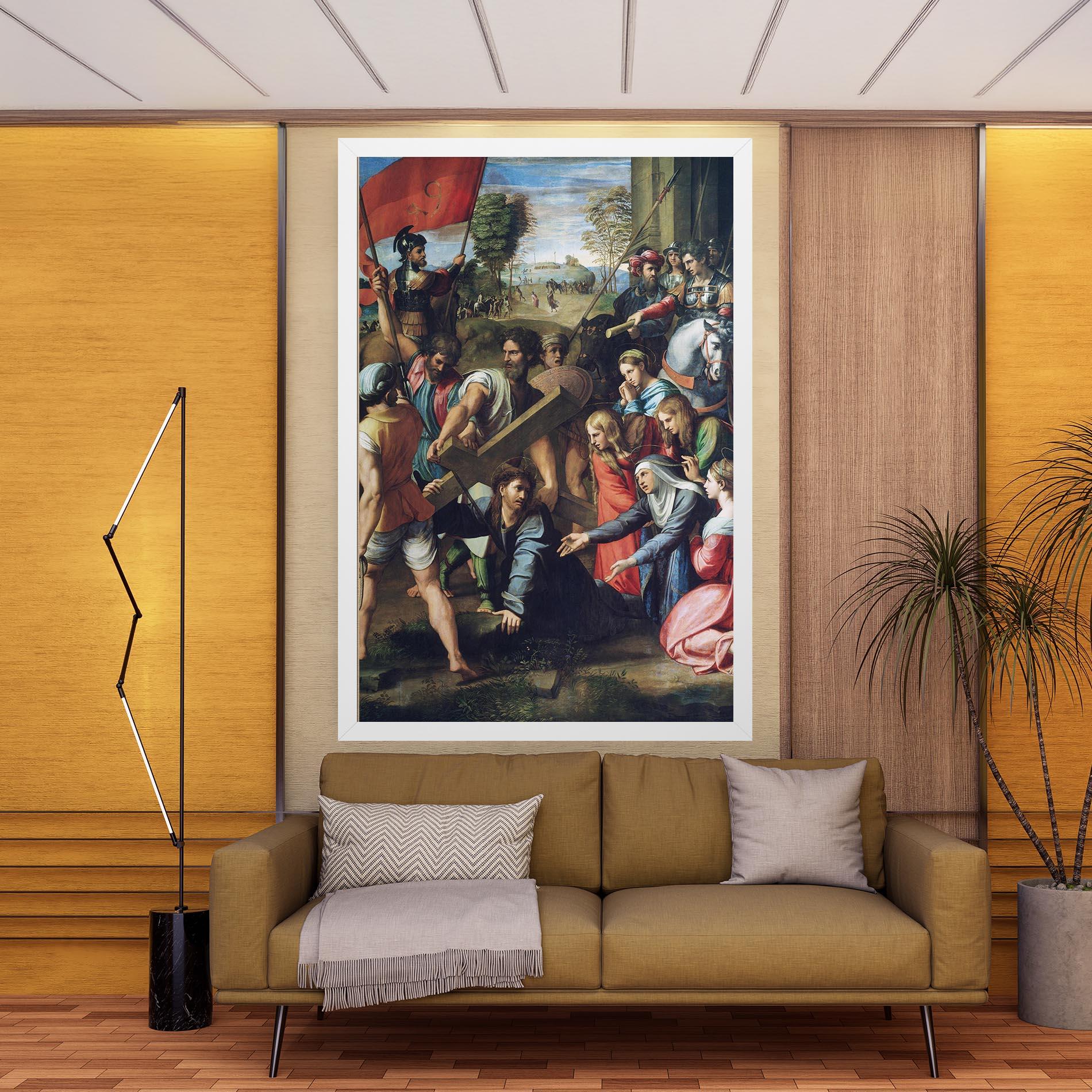 Leinwandbild Taking The Cross mockup 9