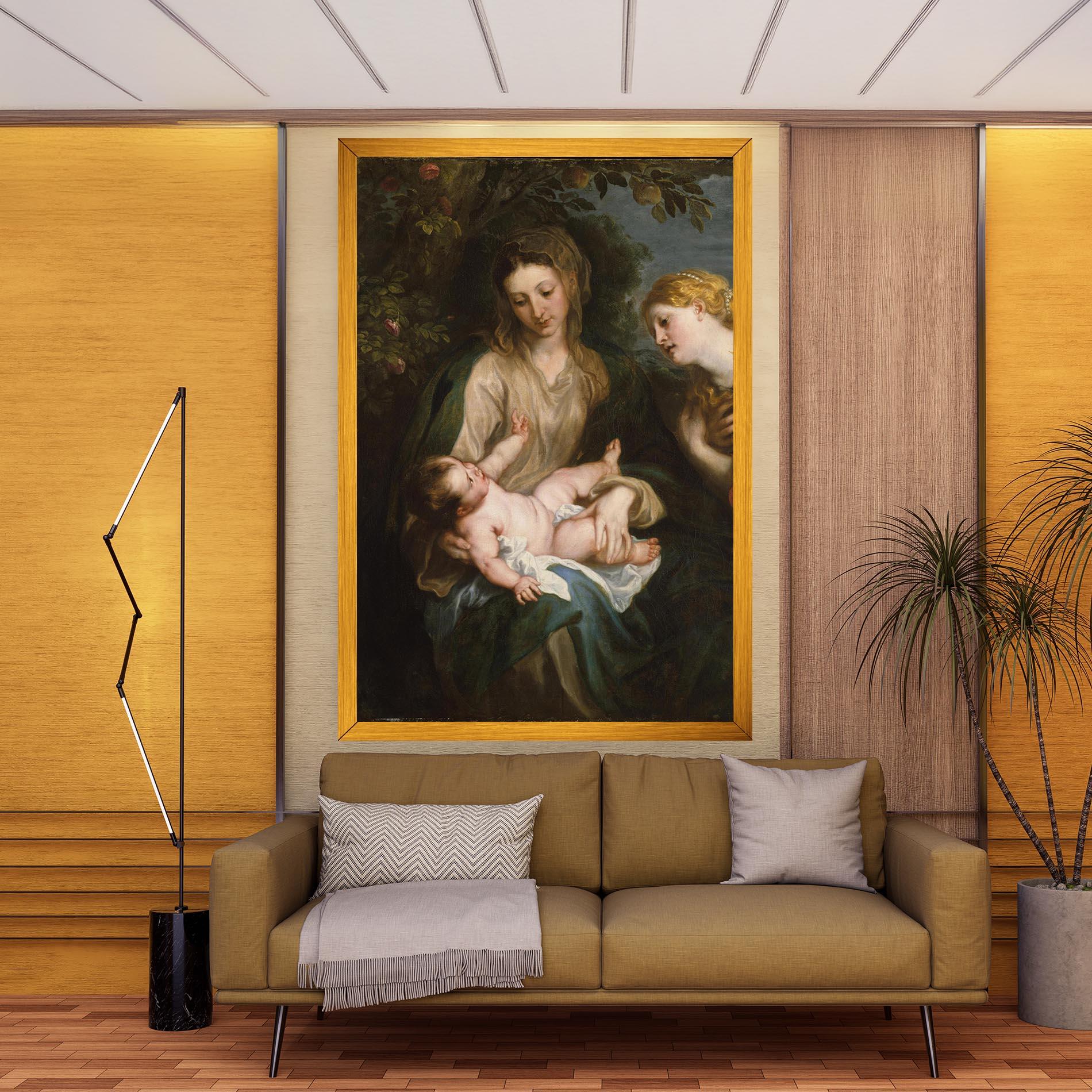 Leinwandbild Looking At Baby mockup 9