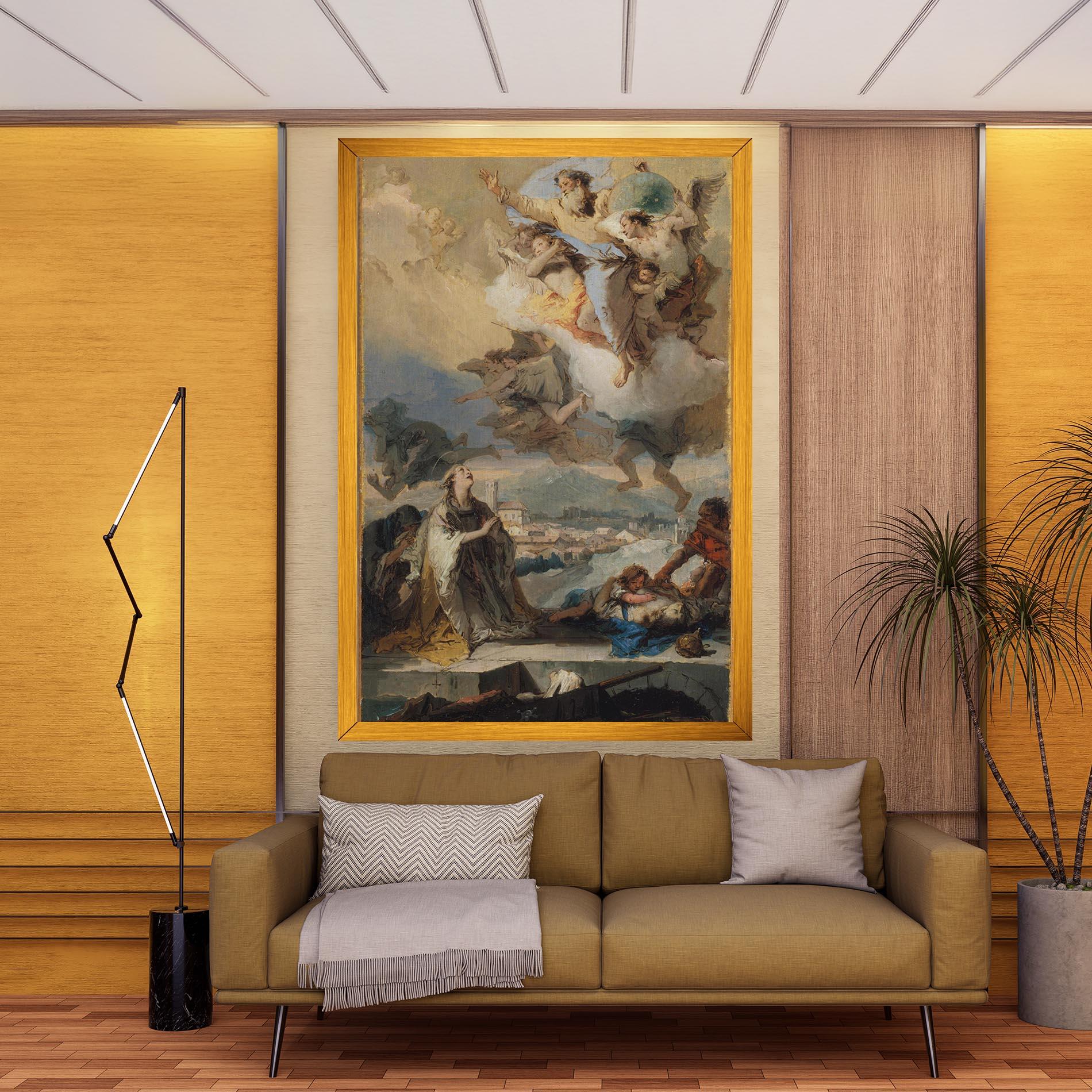 Leinwandbild Sky Angel Art mockup 9