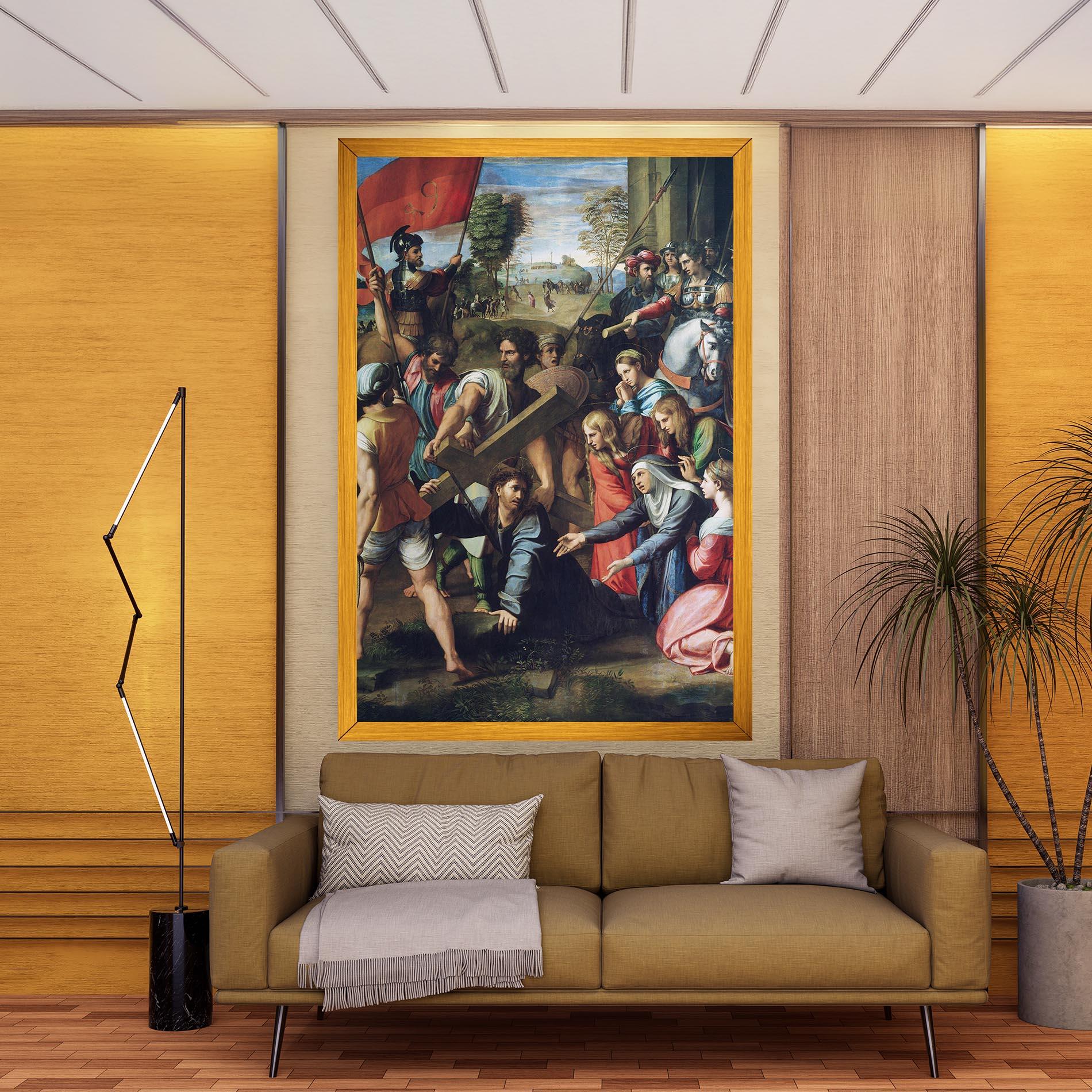 Leinwandbild Taking The Cross mockup 9