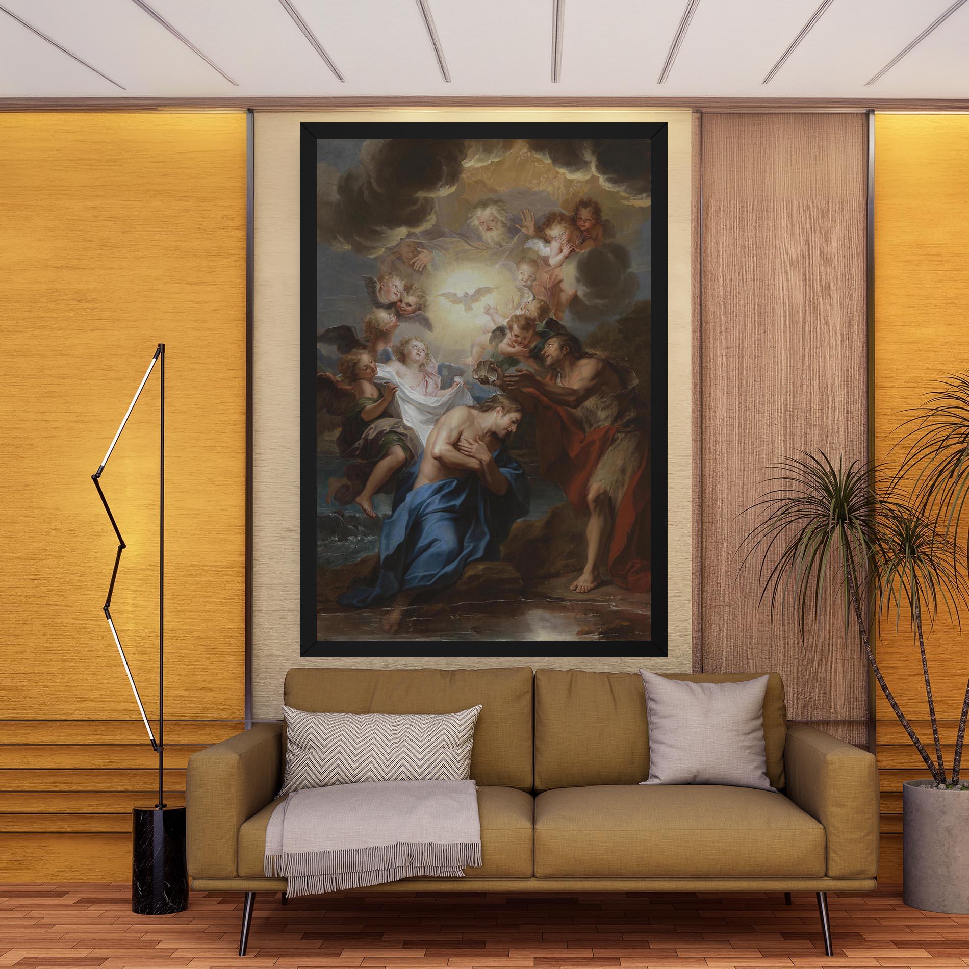 Leinwandbild Divine Yellow Light mockup 9