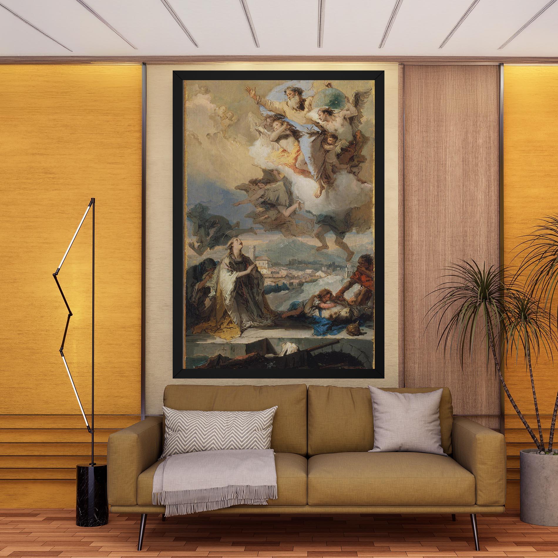 Leinwandbild Sky Angel Art mockup 9