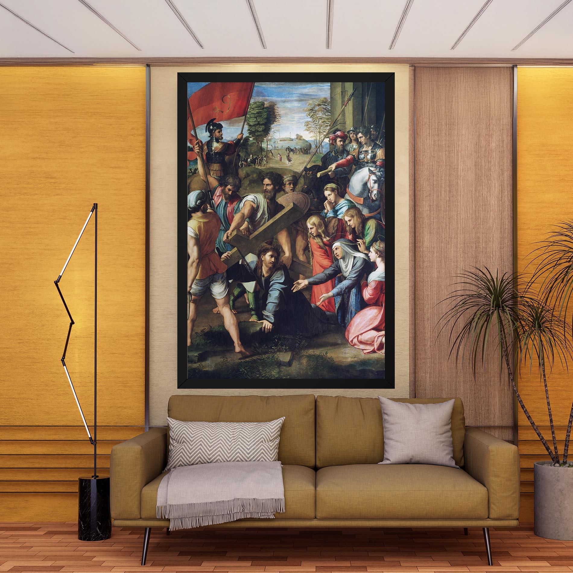 Leinwandbild Taking The Cross mockup 9