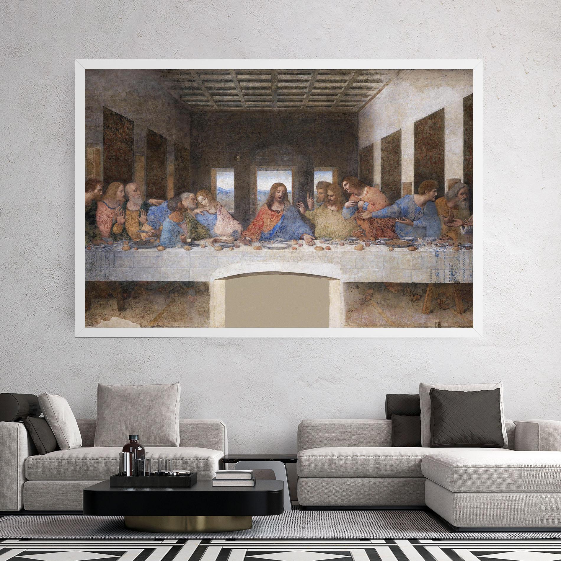 Leinwandbild Jesus Eating mockup 2