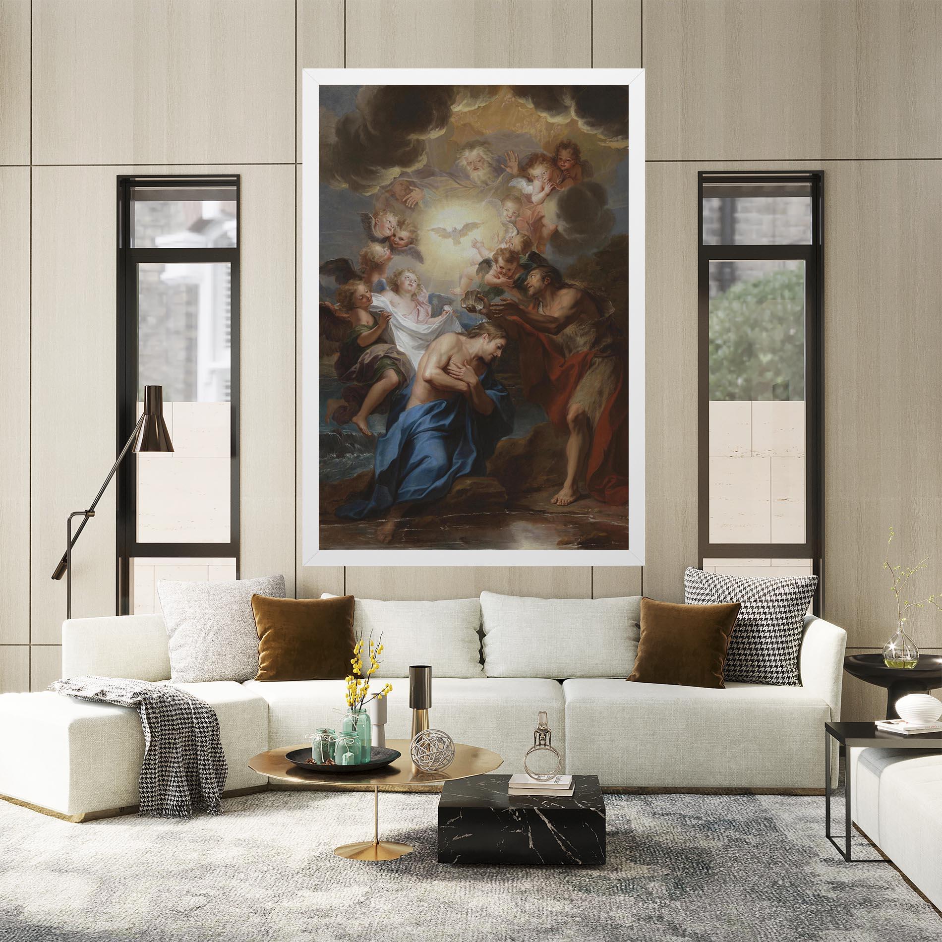 Leinwandbild Divine Yellow Light mockup 2