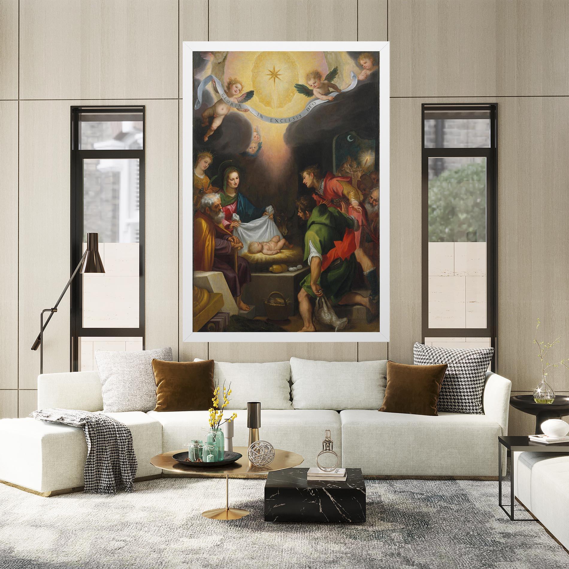 Leinwandbild Religious Baby View mockup 2