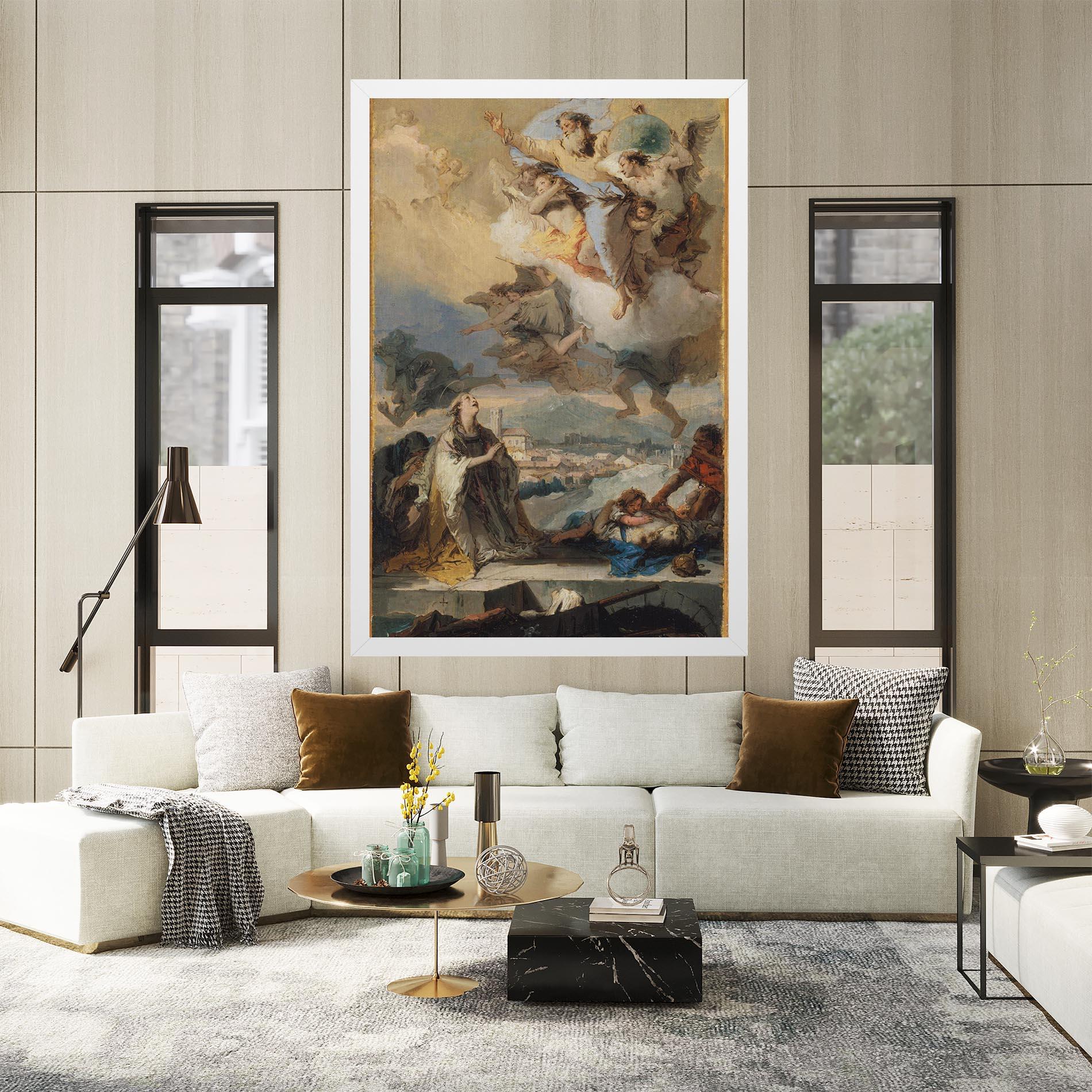 Leinwandbild Sky Angel Art mockup 2