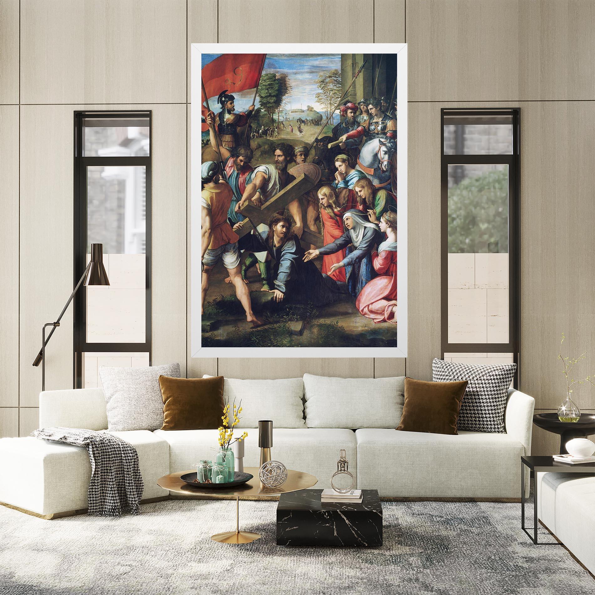 Leinwandbild Taking The Cross mockup 2