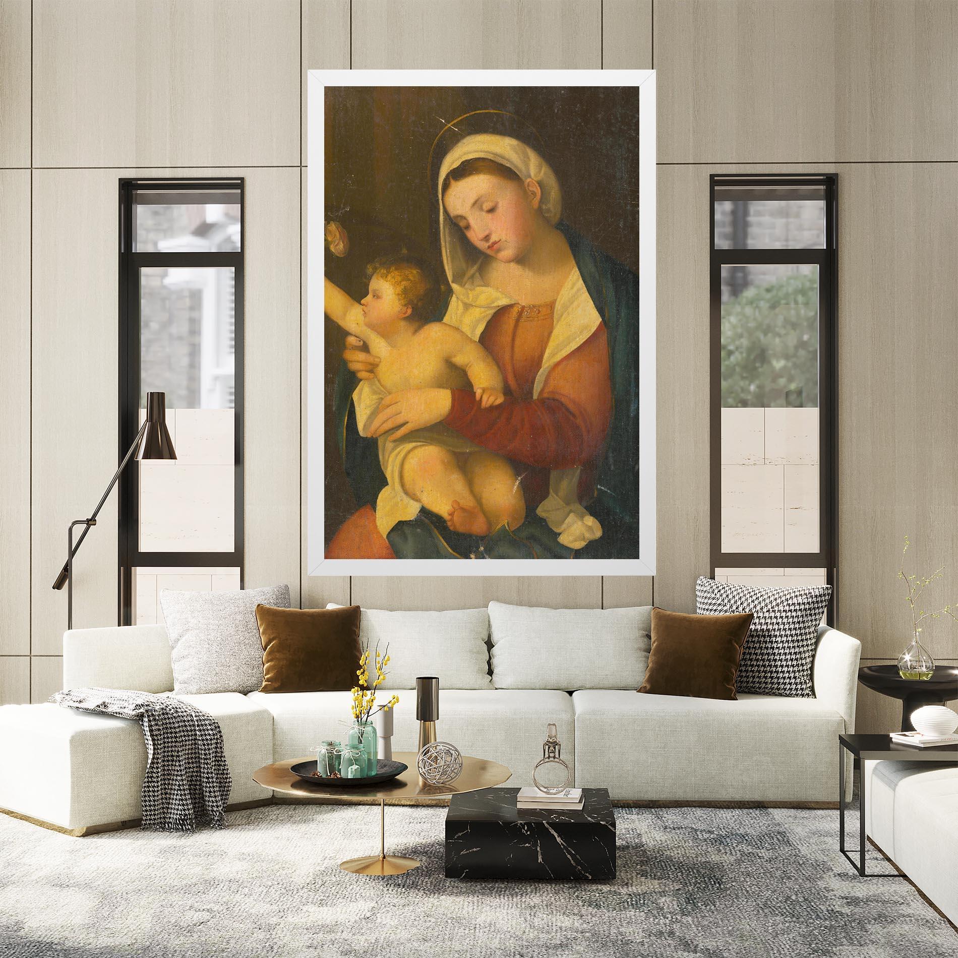 Leinwandbild Yellow Light Baby mockup 2