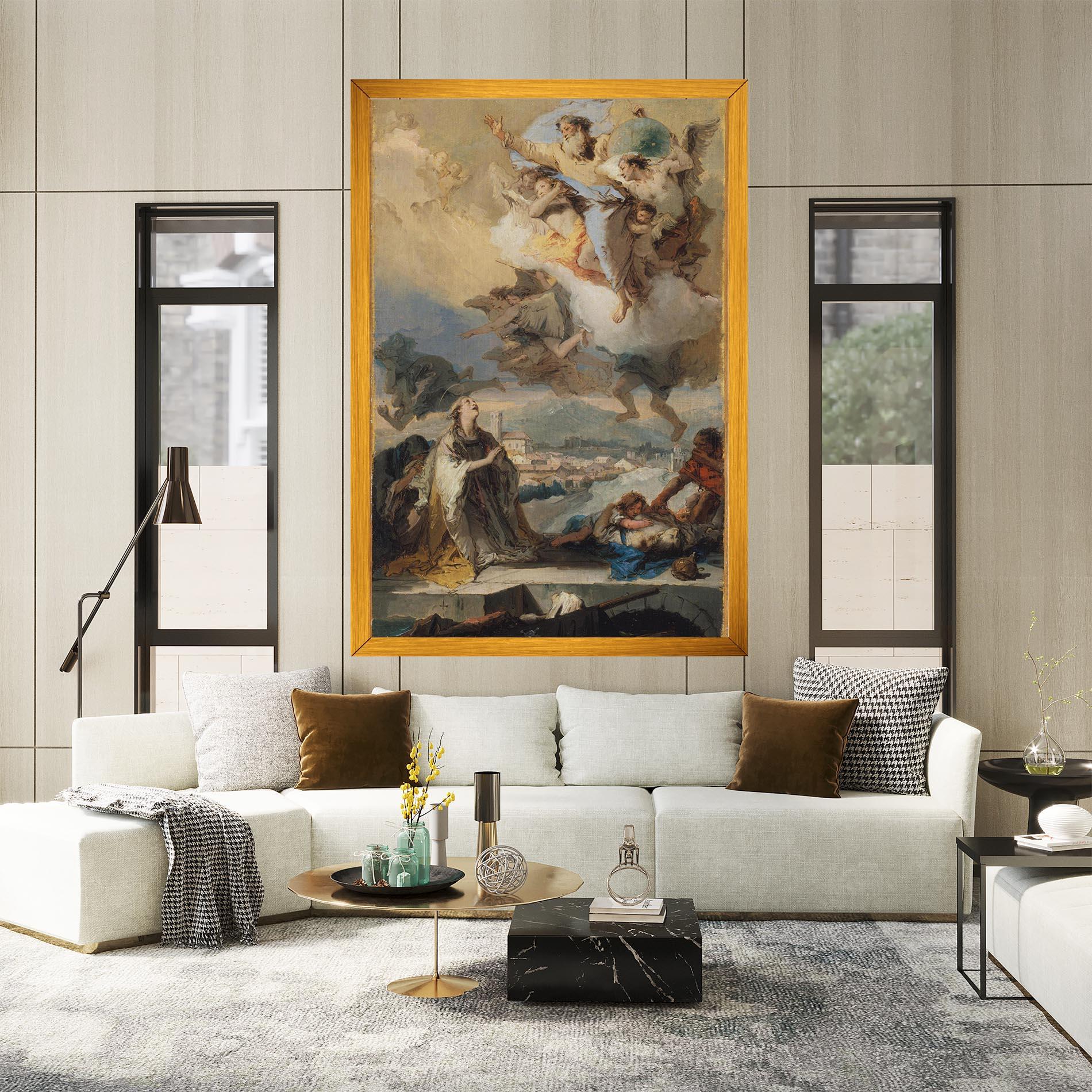 Leinwandbild Sky Angel Art mockup 2