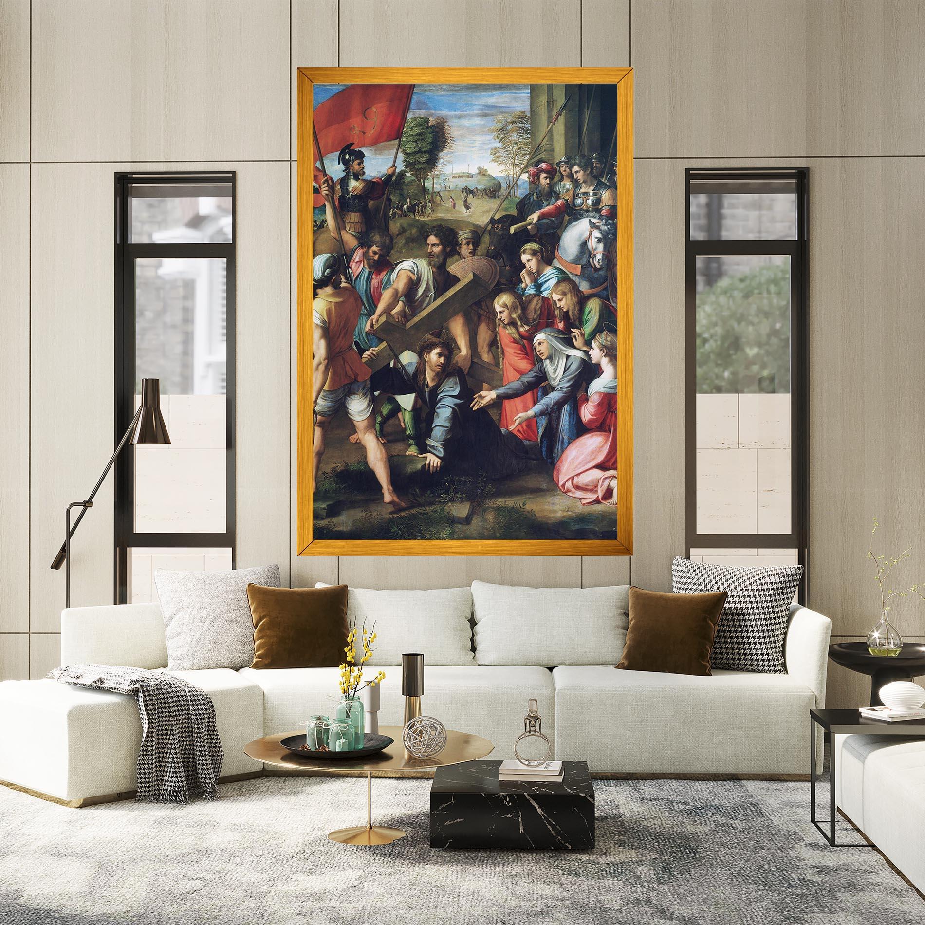 Leinwandbild Taking The Cross mockup 2