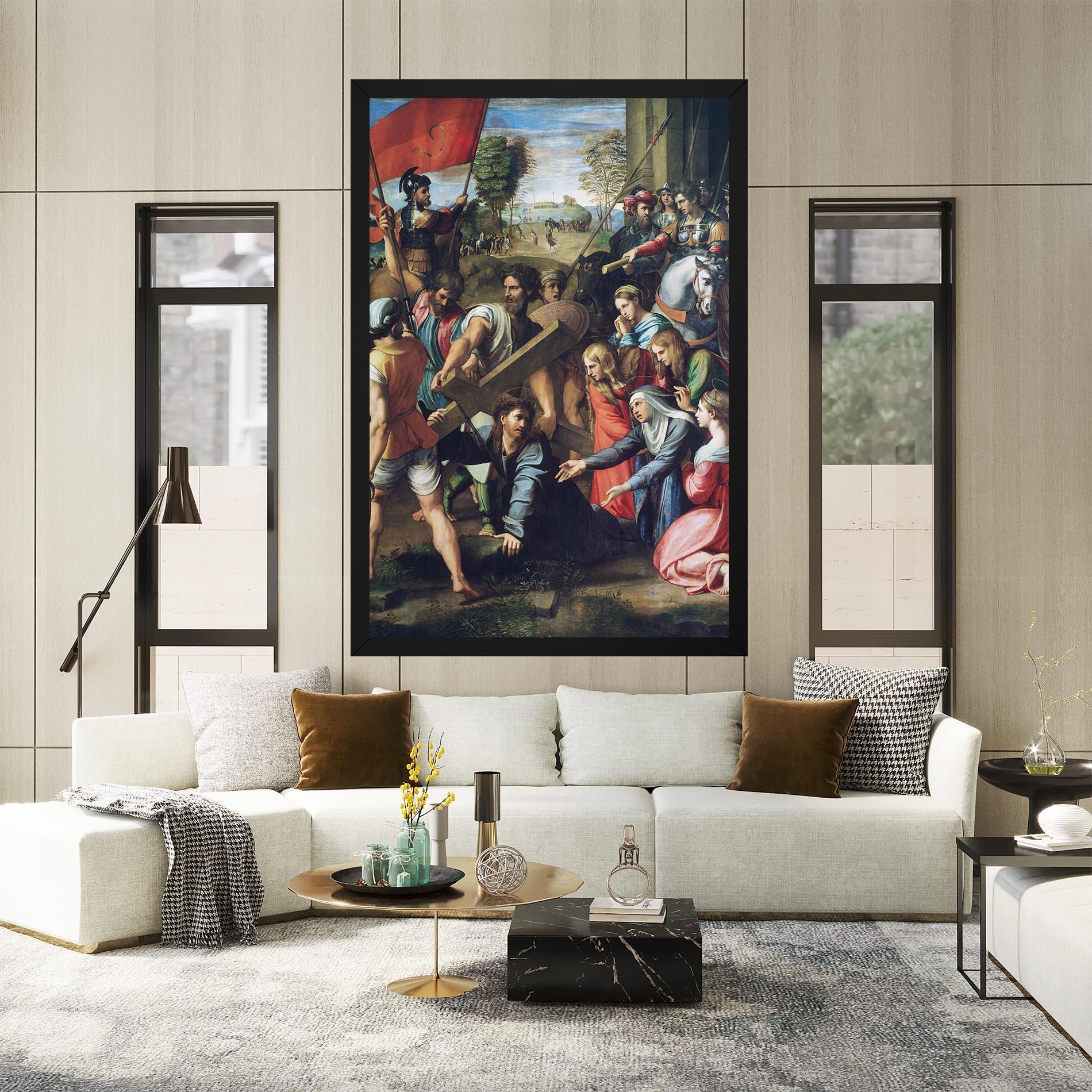 Leinwandbild Taking The Cross mockup 2