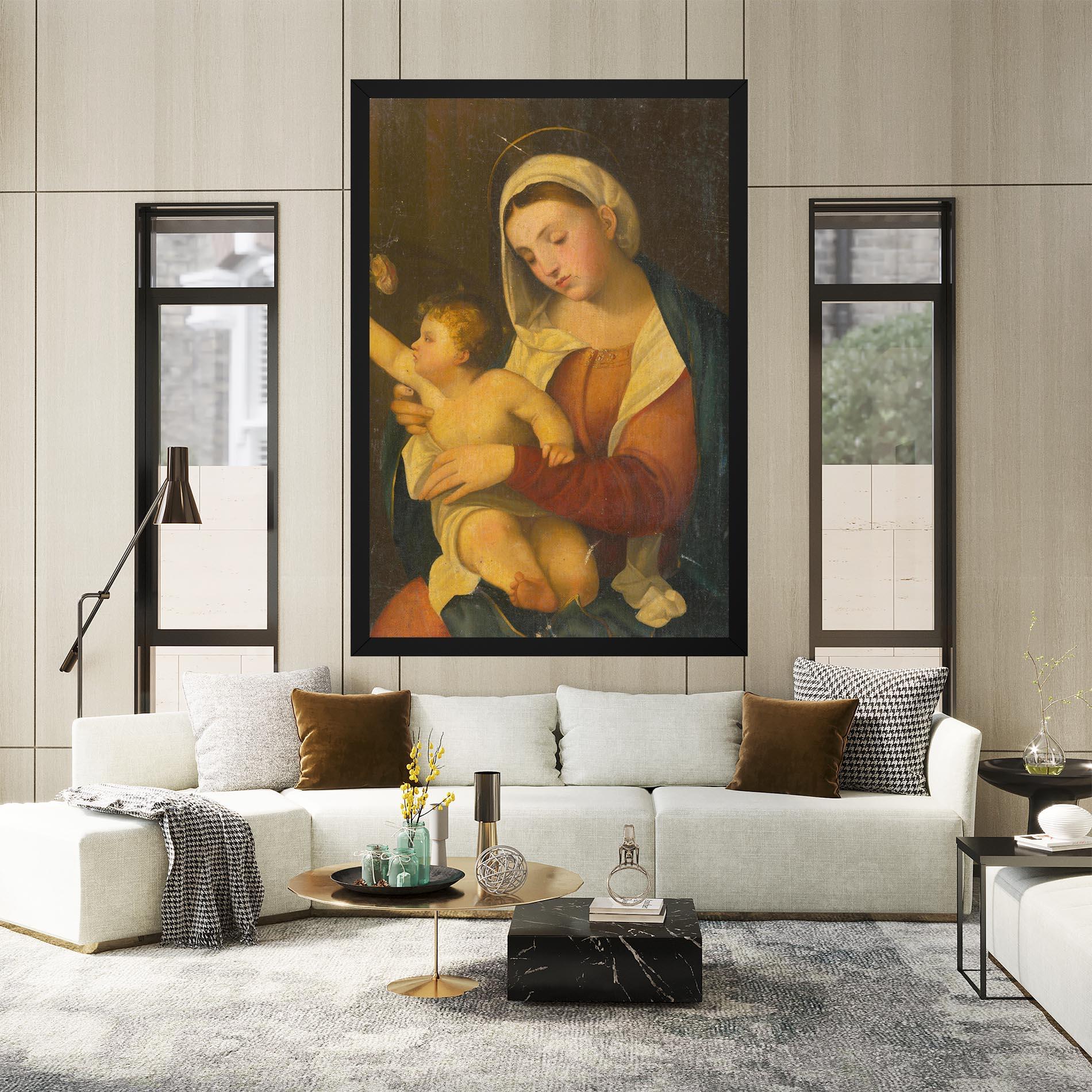 Leinwandbild Yellow Light Baby mockup 2