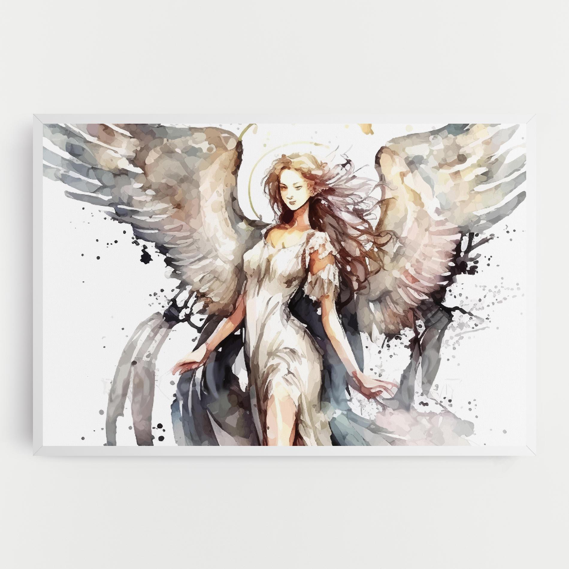 Leinwandbild Angel Lady mockup 0