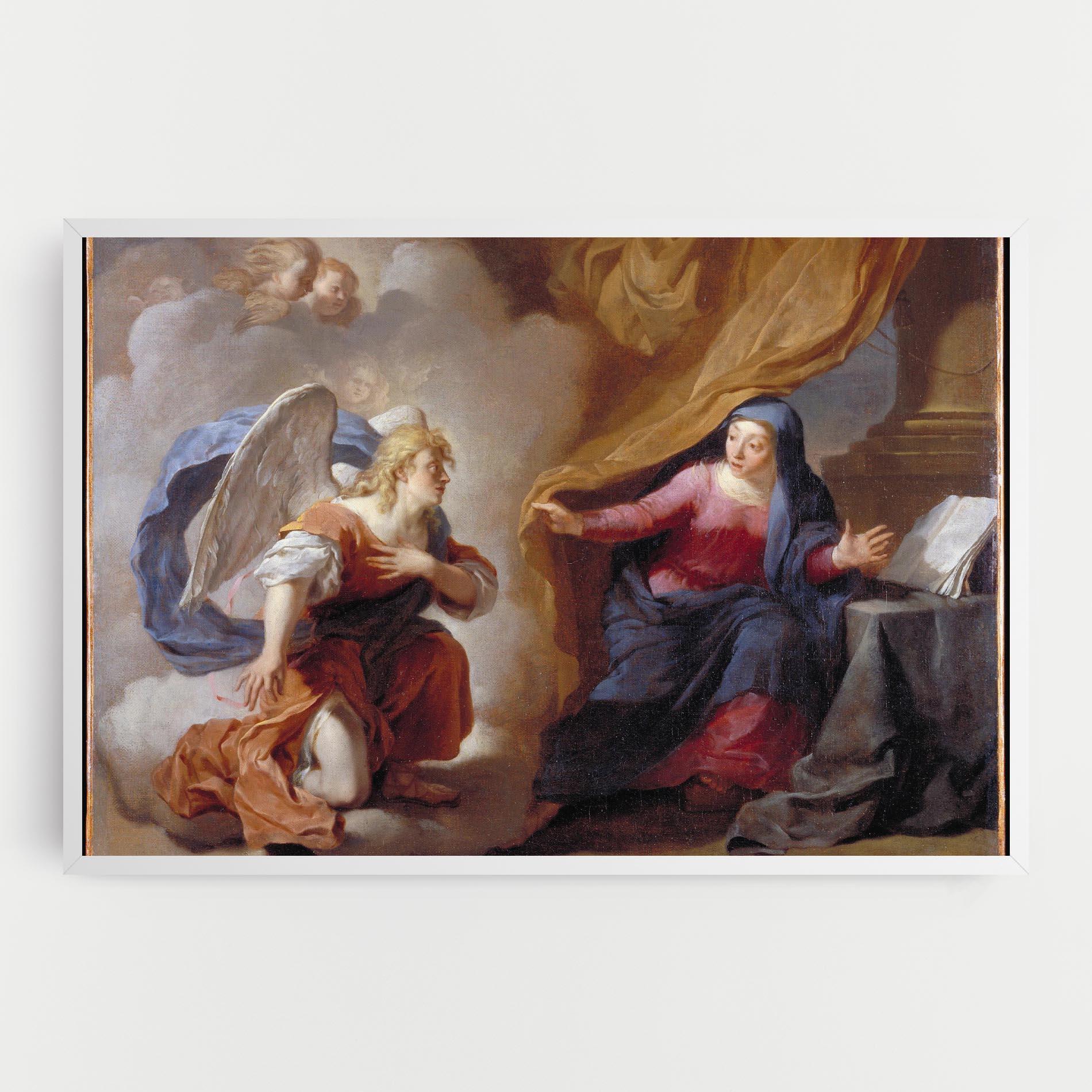 Leinwandbild Painting Old Angel mockup 0