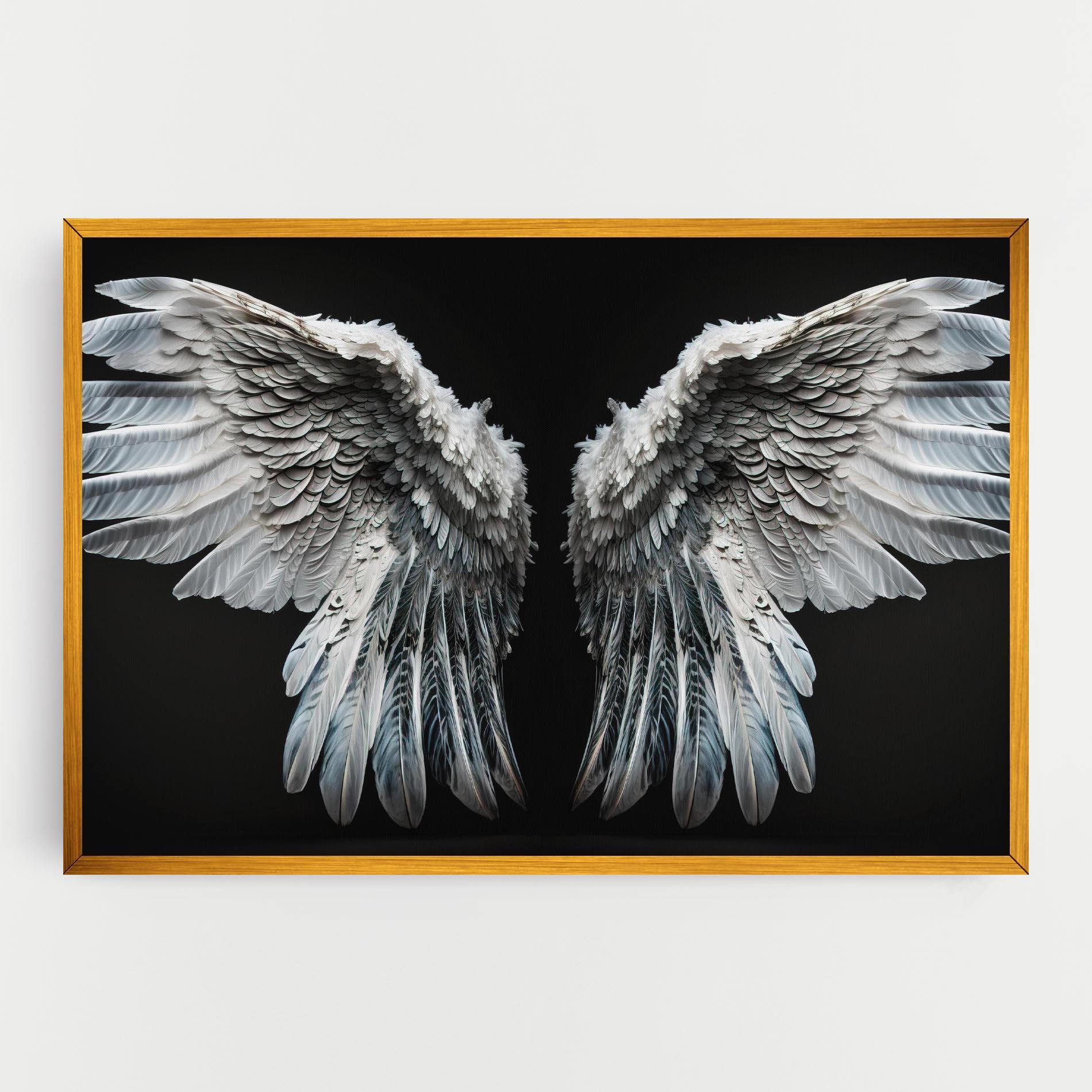 Leinwandbild Big Angel Wings mockup 0