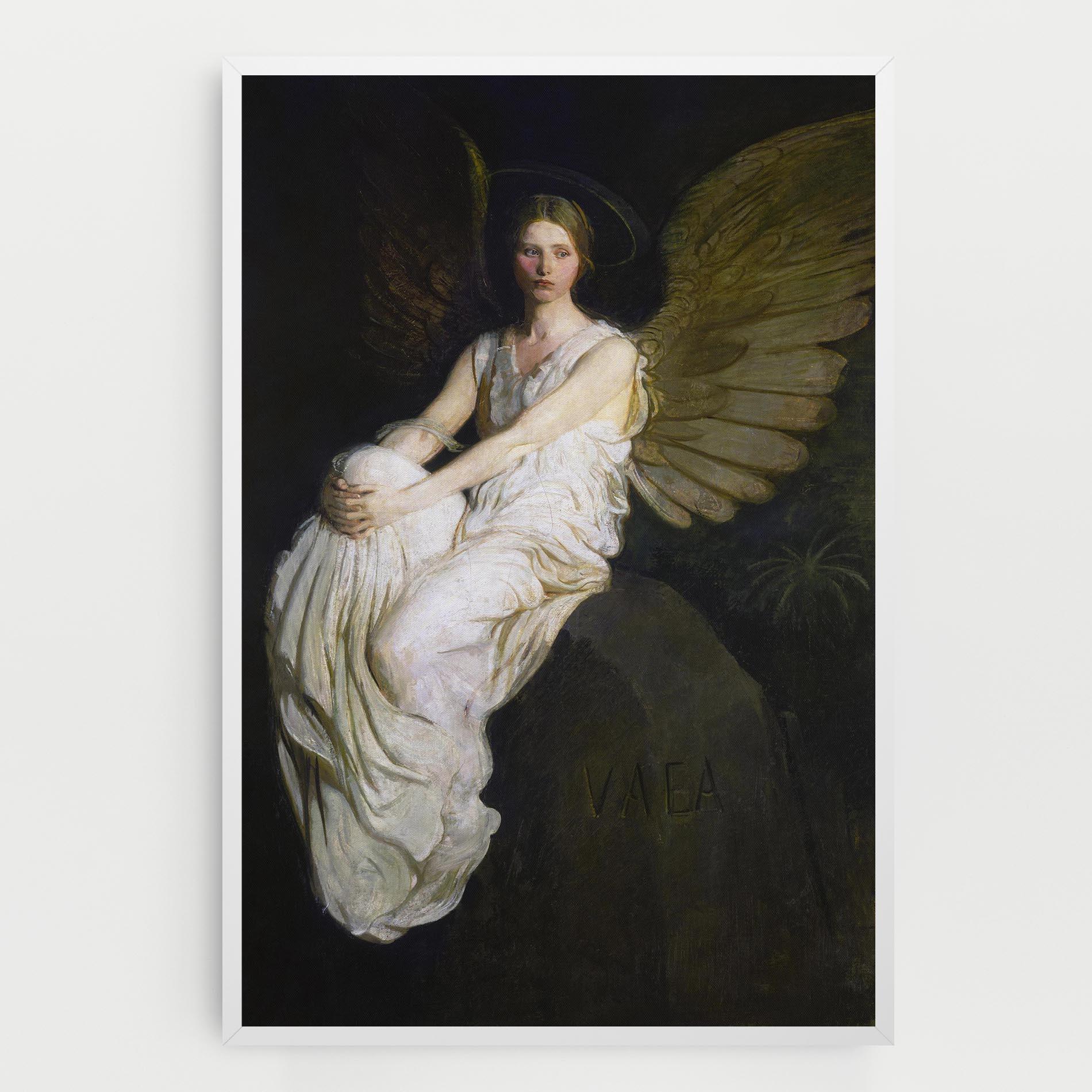 Leinwandbild Angel Thinking mockup 0