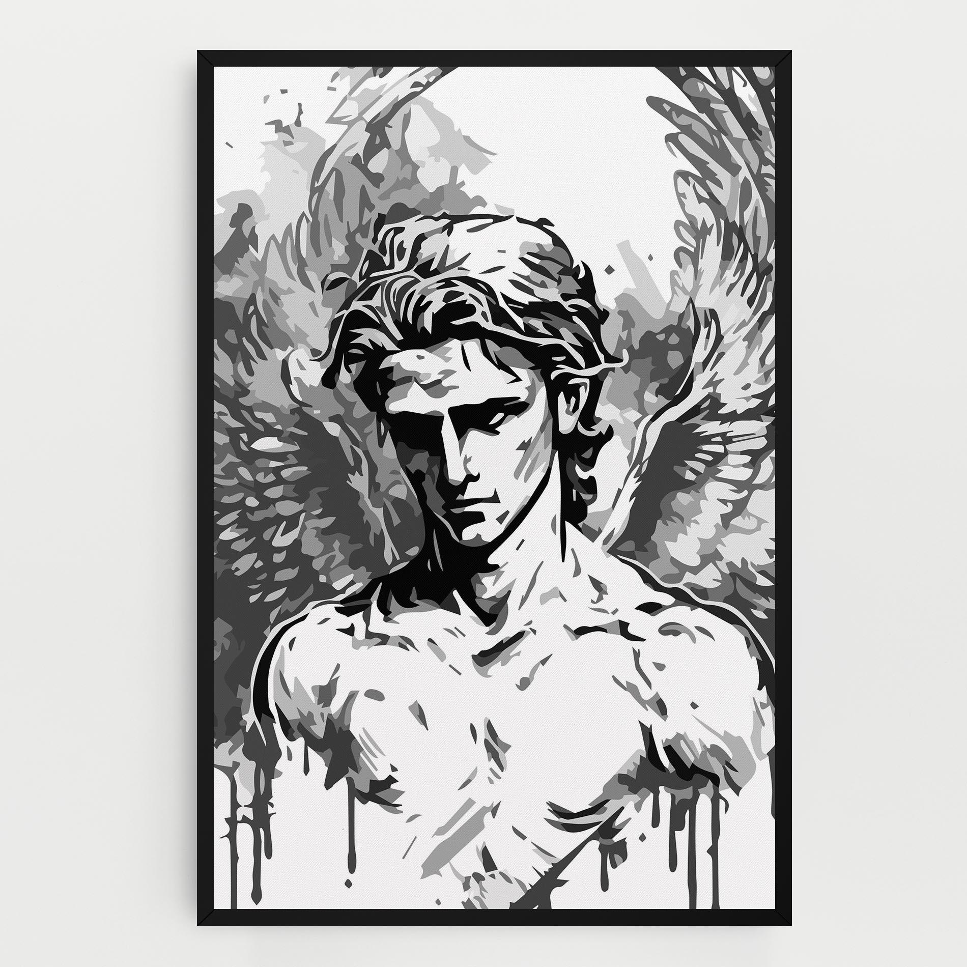 Leinwandbild Beautiful Angel mockup 0