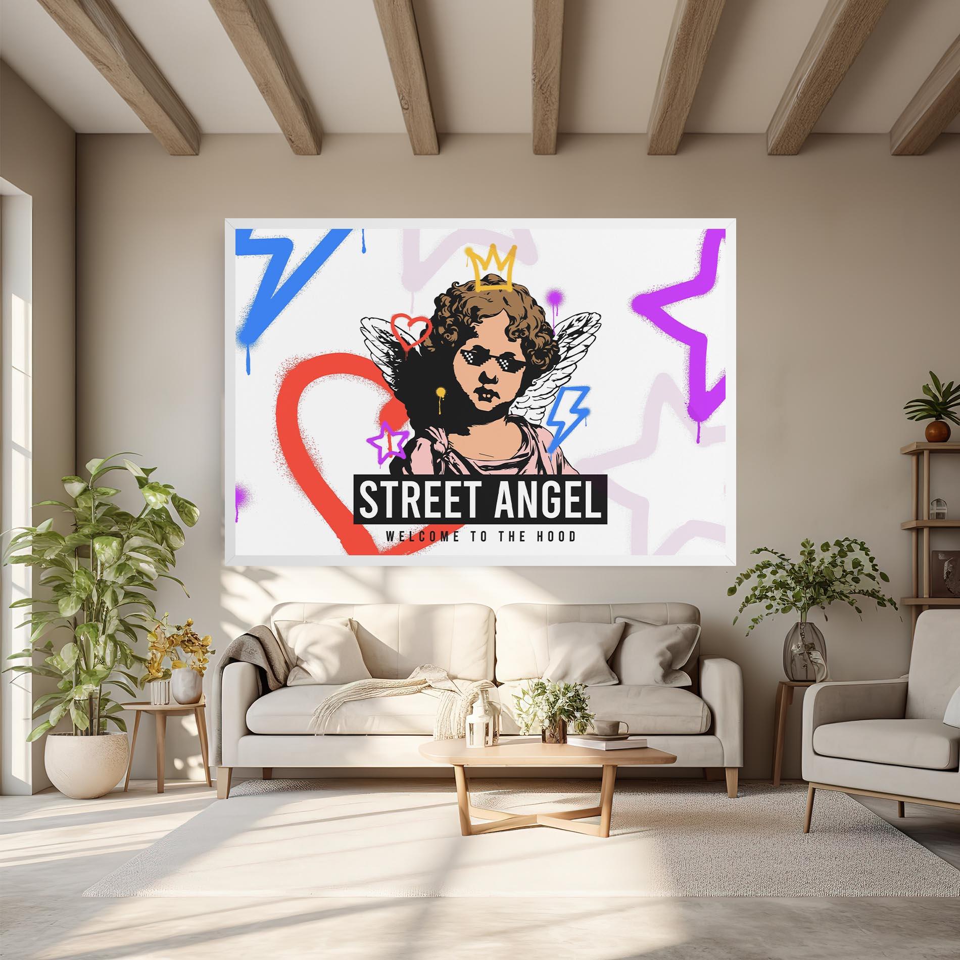 Leinwandbild Hood Angel mockup 6