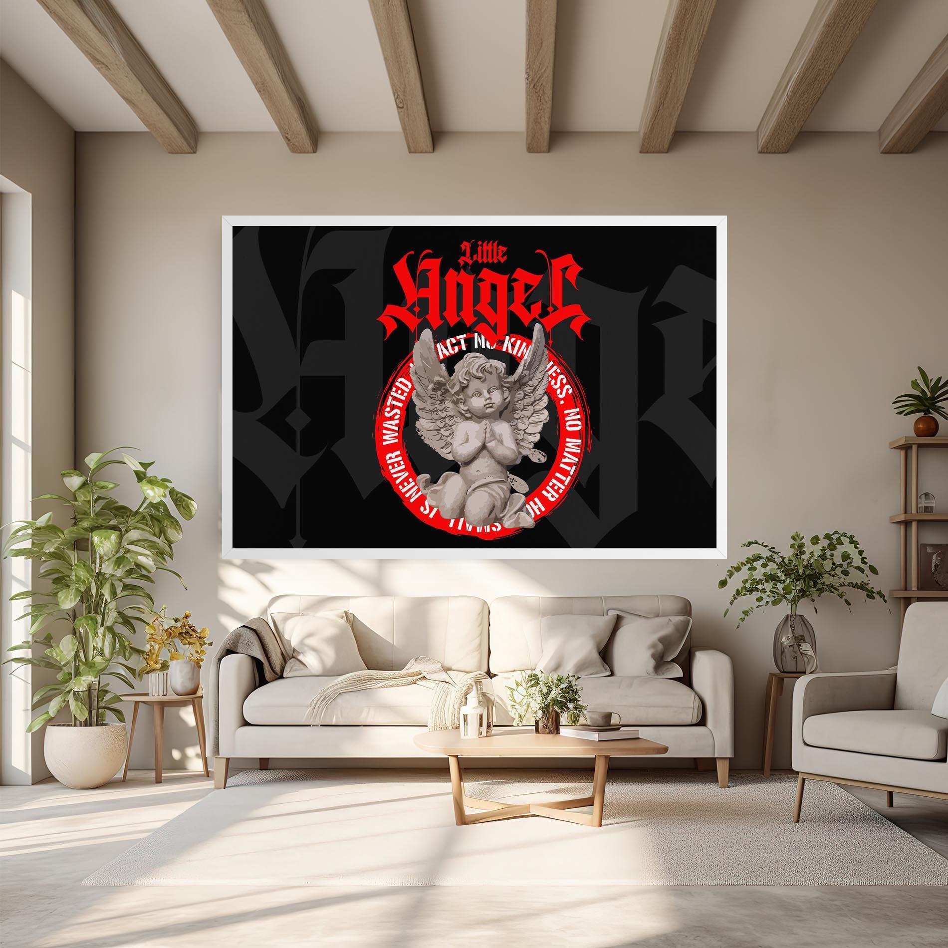 Leinwandbild Little Angel mockup 6