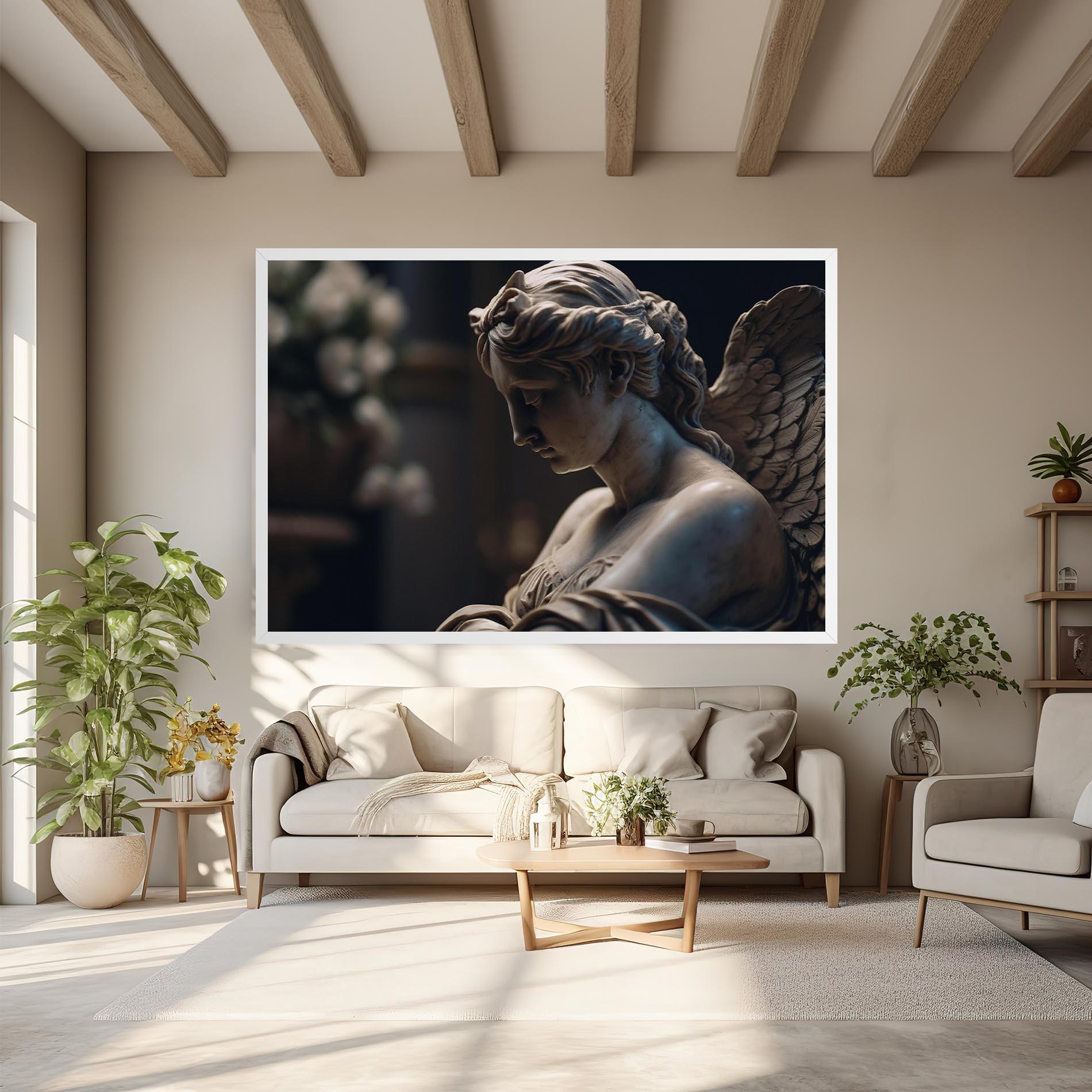 Leinwandbild Praying Woman mockup 6