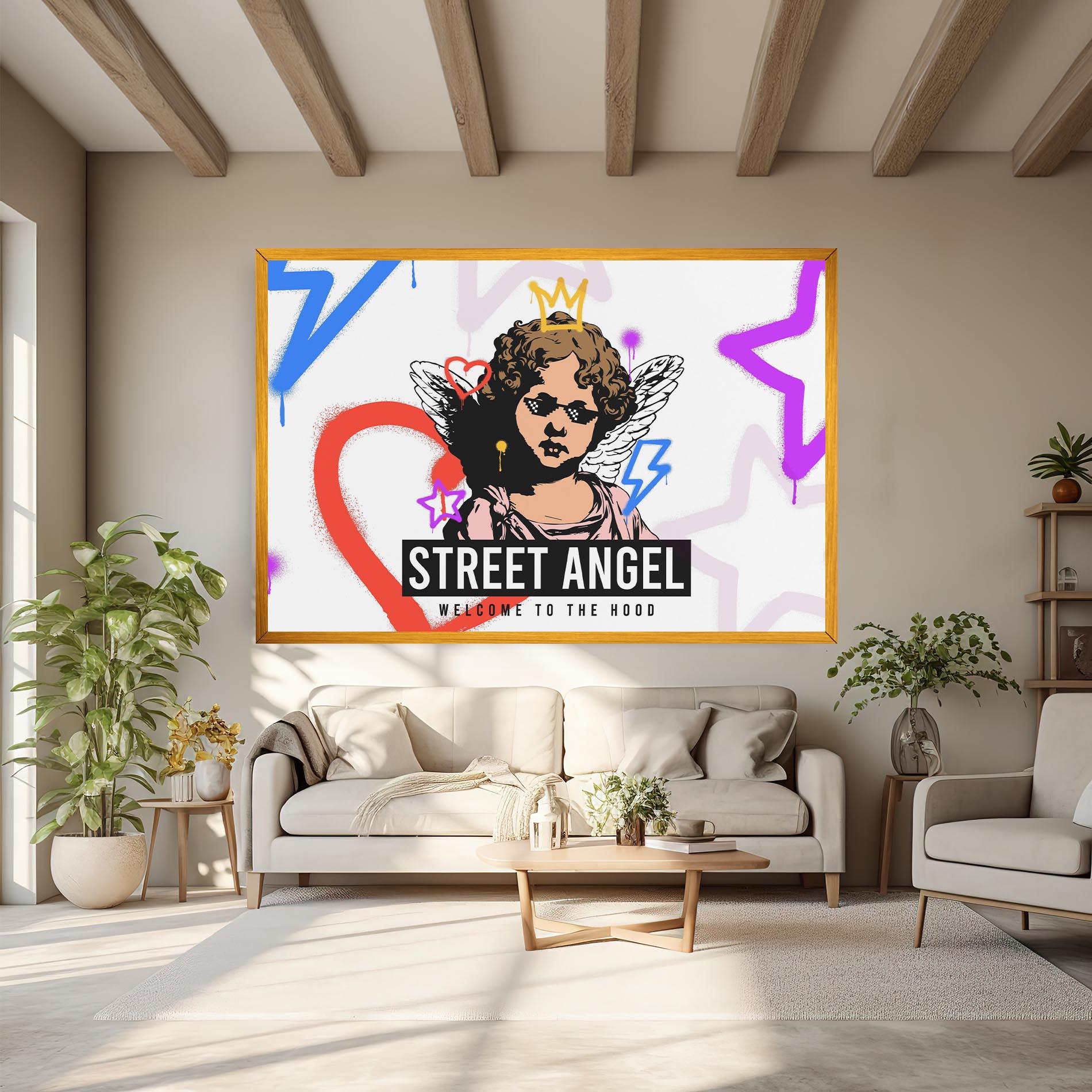 Leinwandbild Hood Angel mockup 6