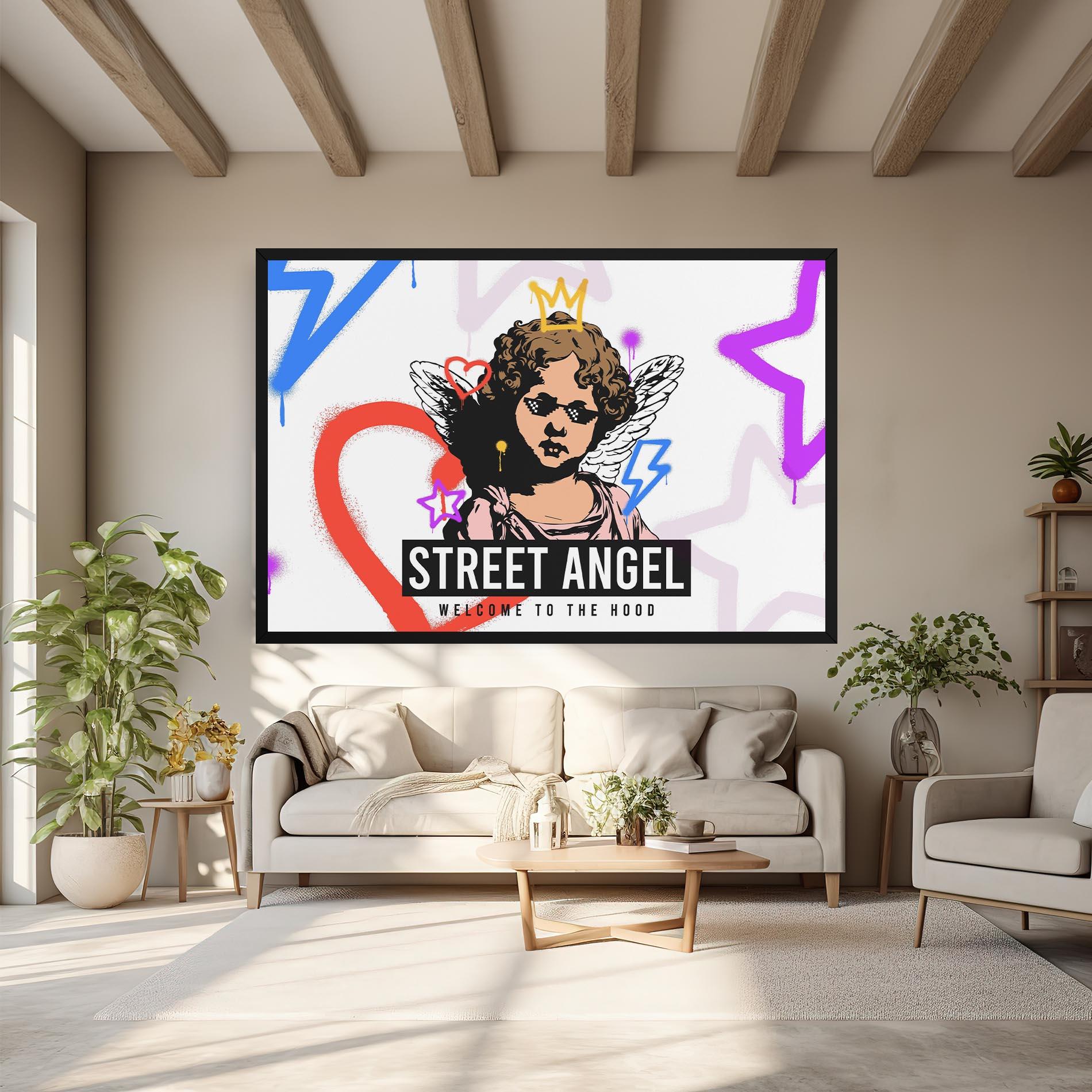Leinwandbild Hood Angel mockup 6