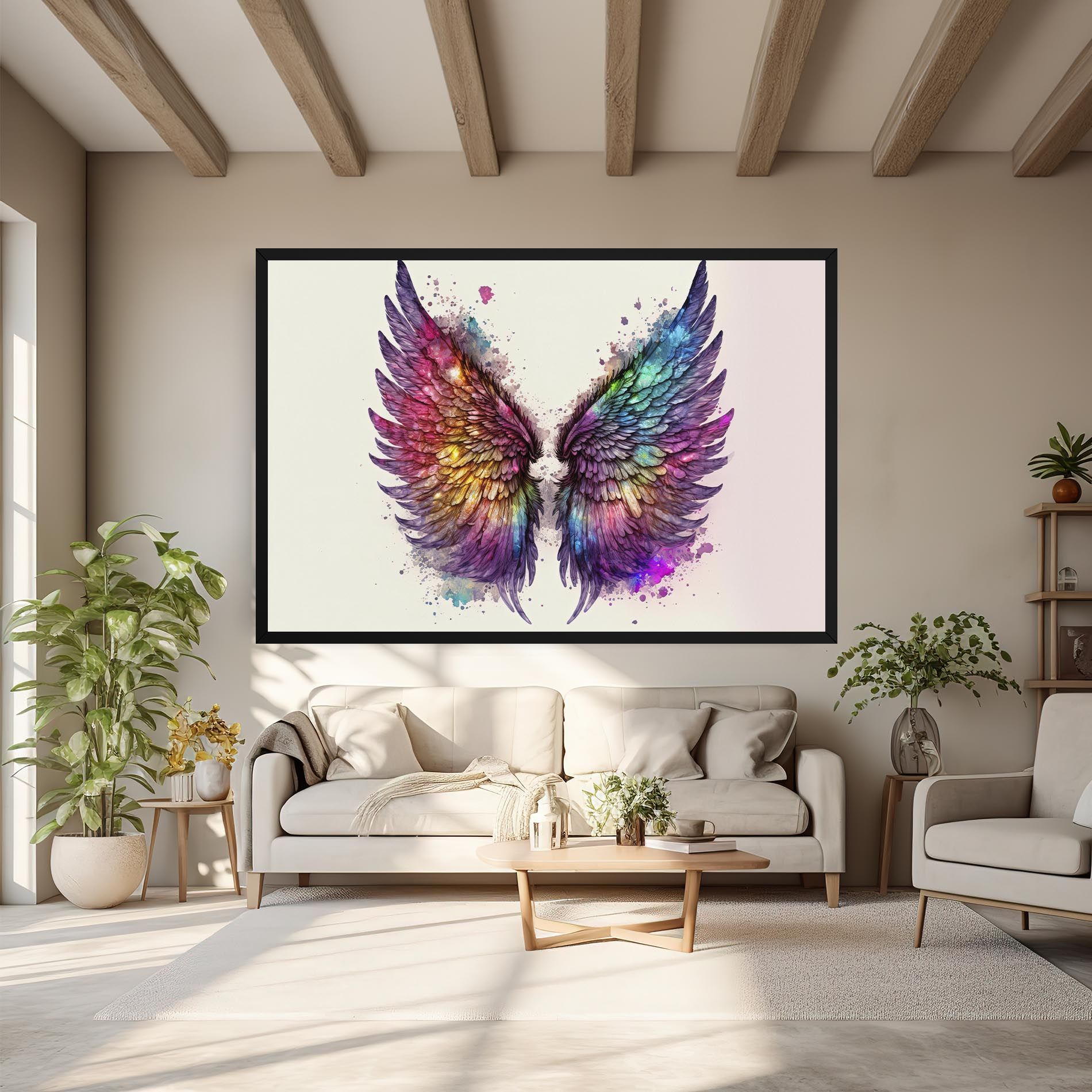 Magic Watercolor Wings mockup 6