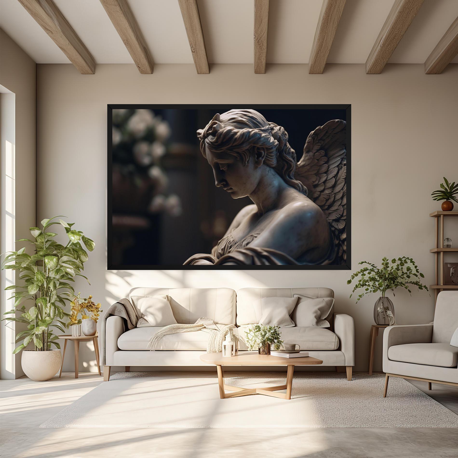 Leinwandbild Praying Woman mockup 6