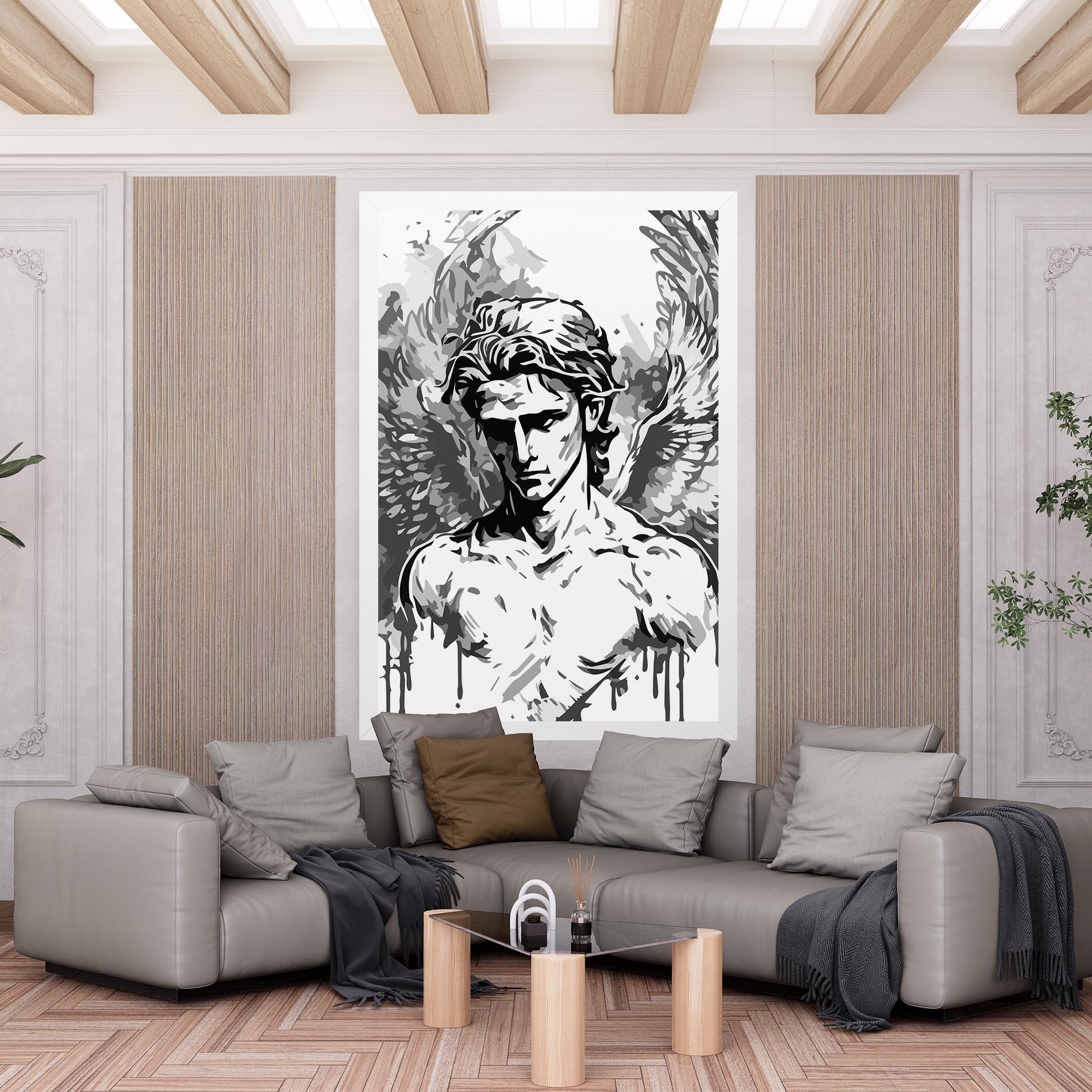 Leinwandbild Beautiful Angel mockup 6