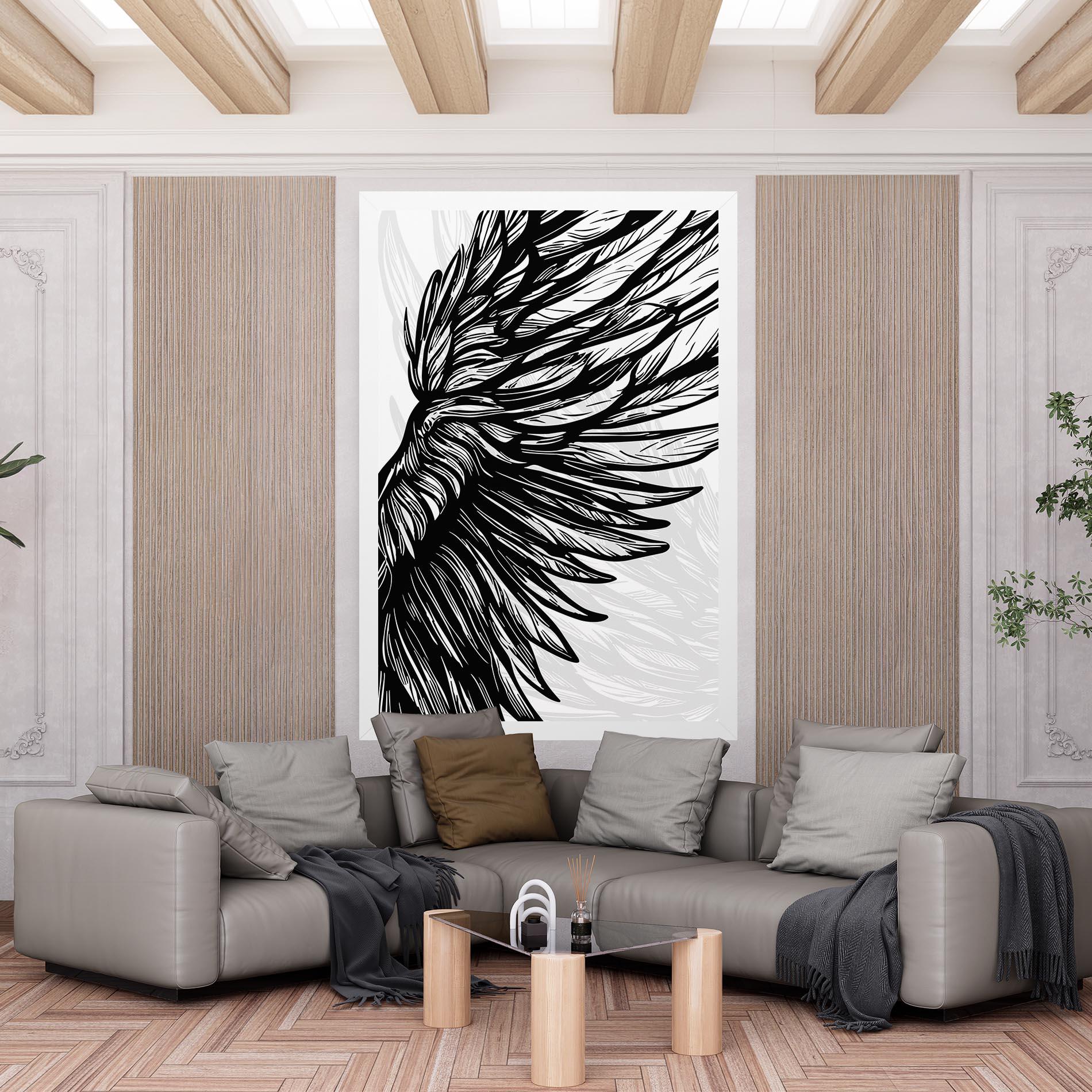 Leinwandbild Wing Line mockup 6