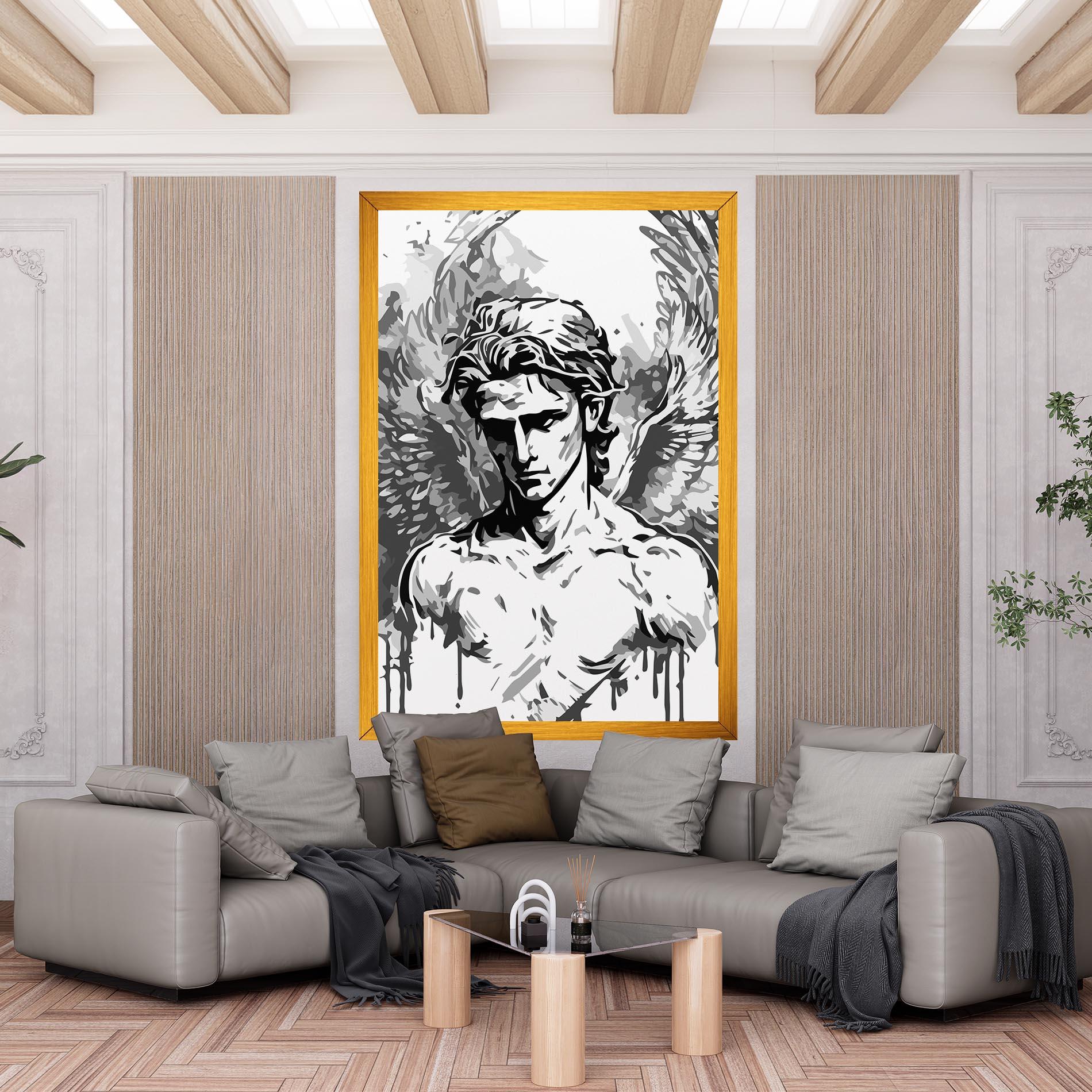 Leinwandbild Beautiful Angel mockup 6