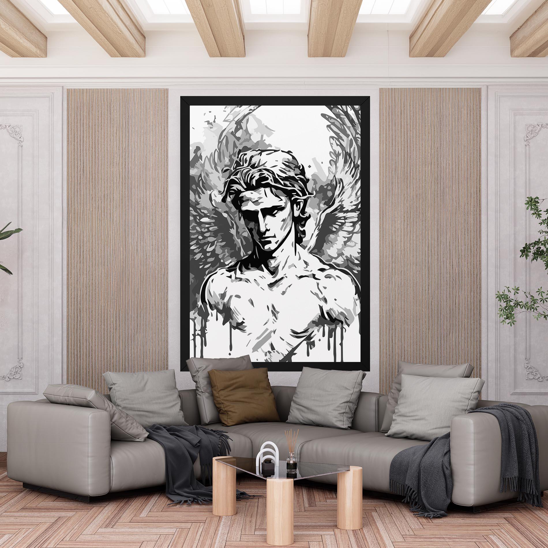 Leinwandbild Beautiful Angel mockup 6