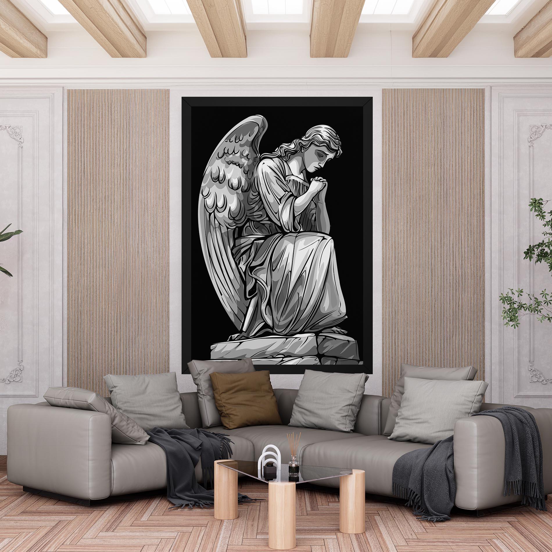 Leinwandbild Pray Angel mockup 6