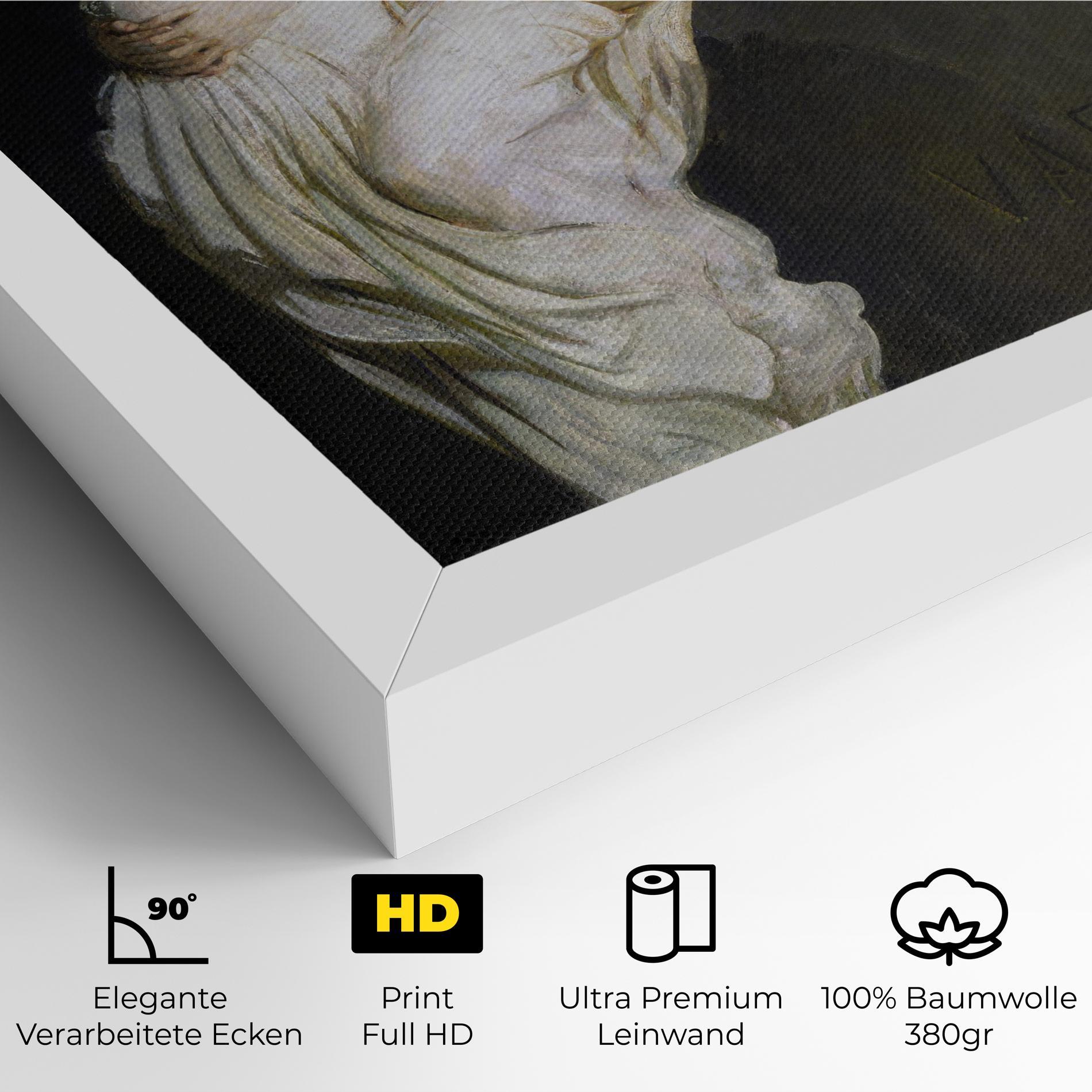 Leinwandbild Angel Thinking mockup 4