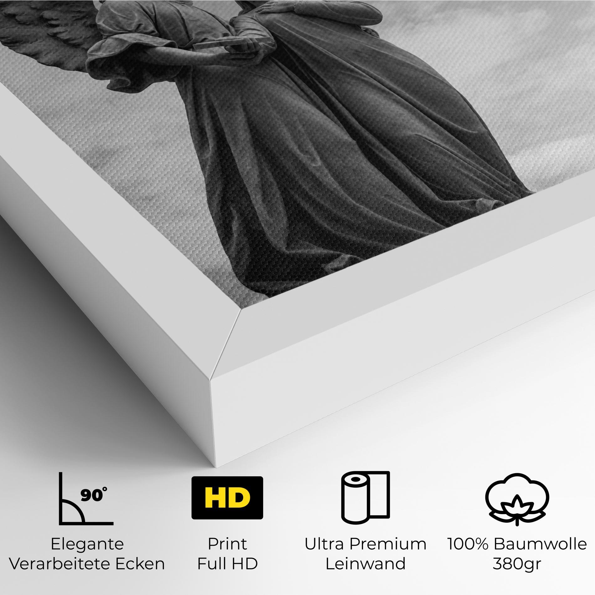 Leinwandbild Grey Stone Angels mockup 4