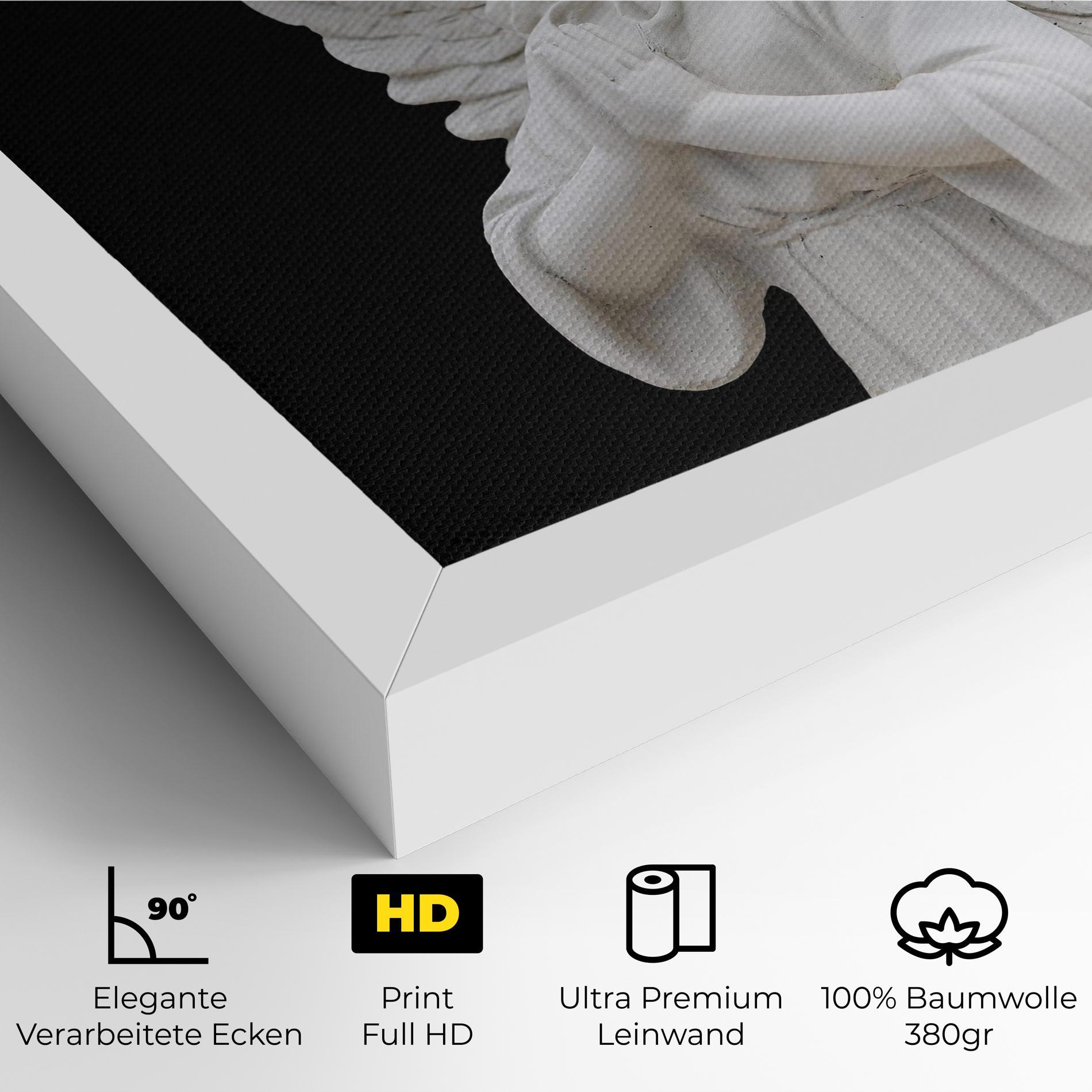Leinwandbild Pretty Angel Statues mockup 4