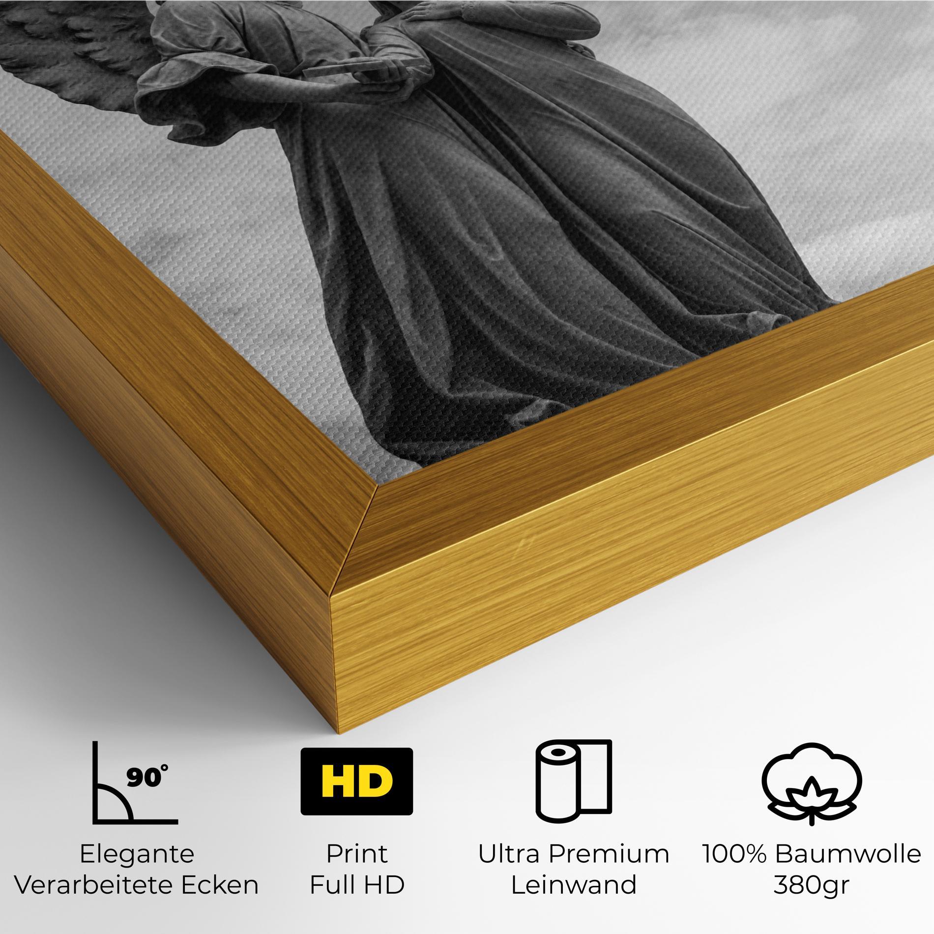 Leinwandbild Grey Stone Angels mockup 4