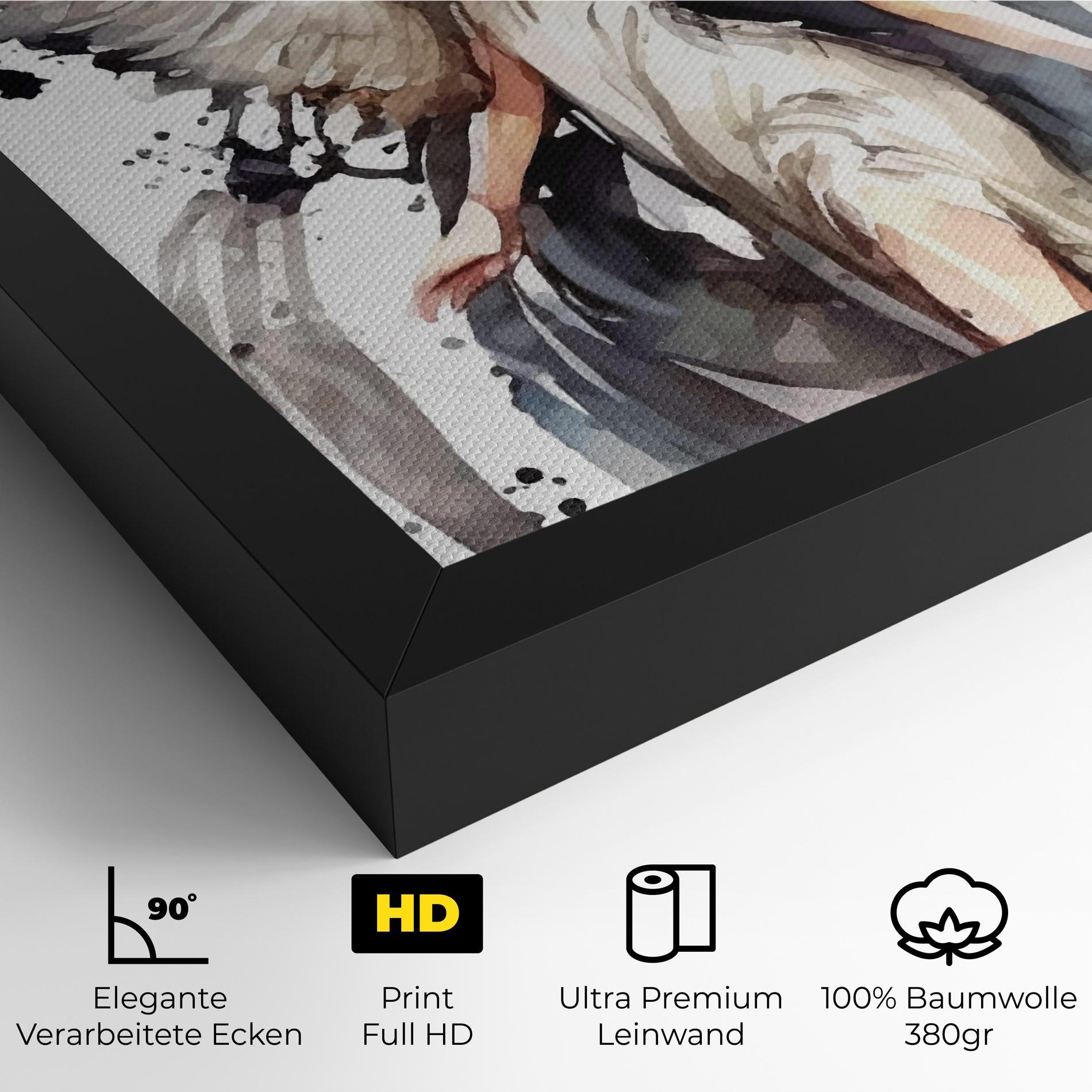 Leinwandbild Angel Lady mockup 4