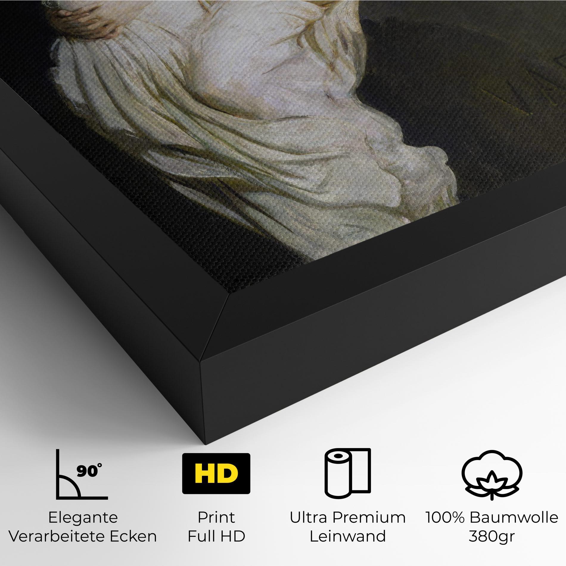 Leinwandbild Angel Thinking mockup 4