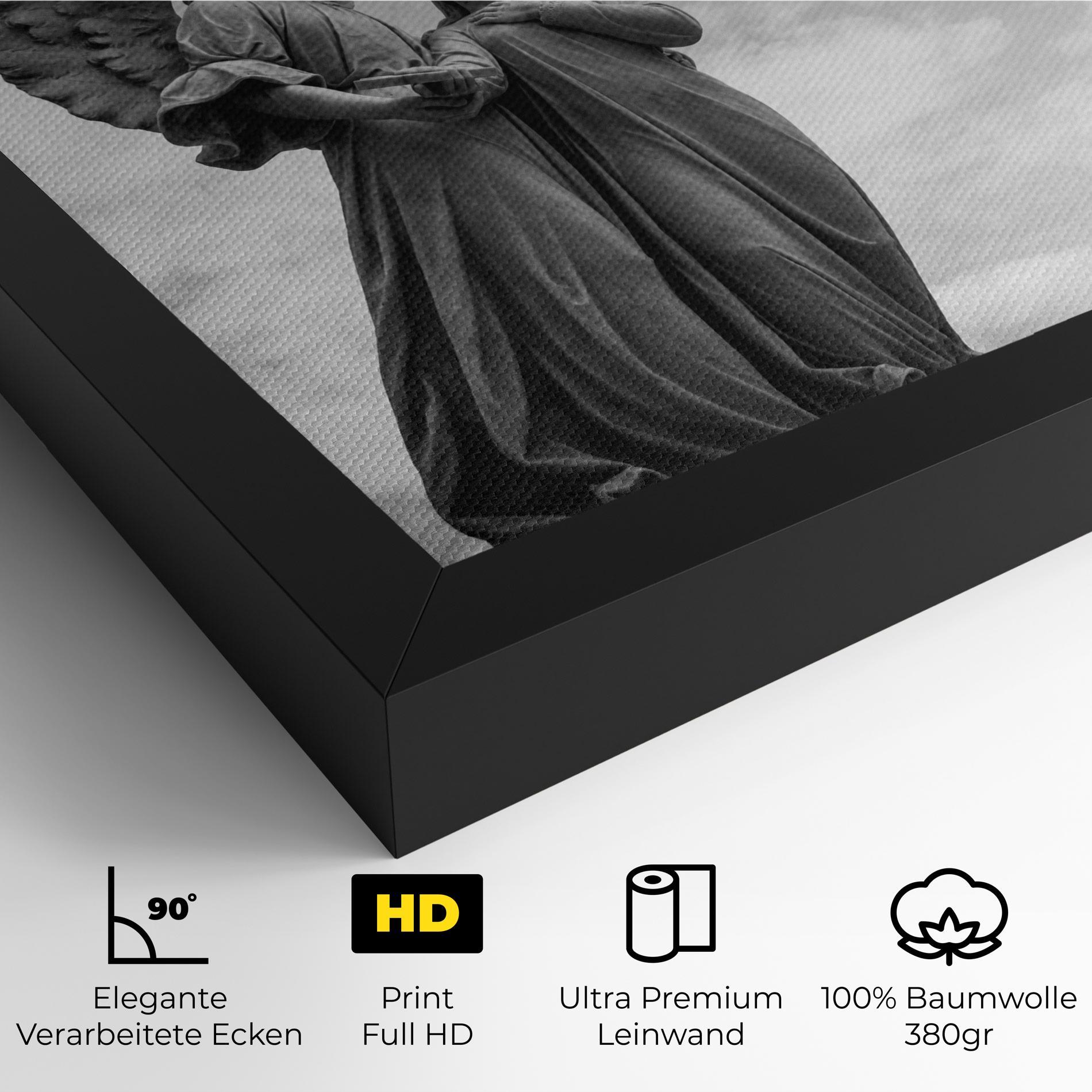 Leinwandbild Grey Stone Angels mockup 4