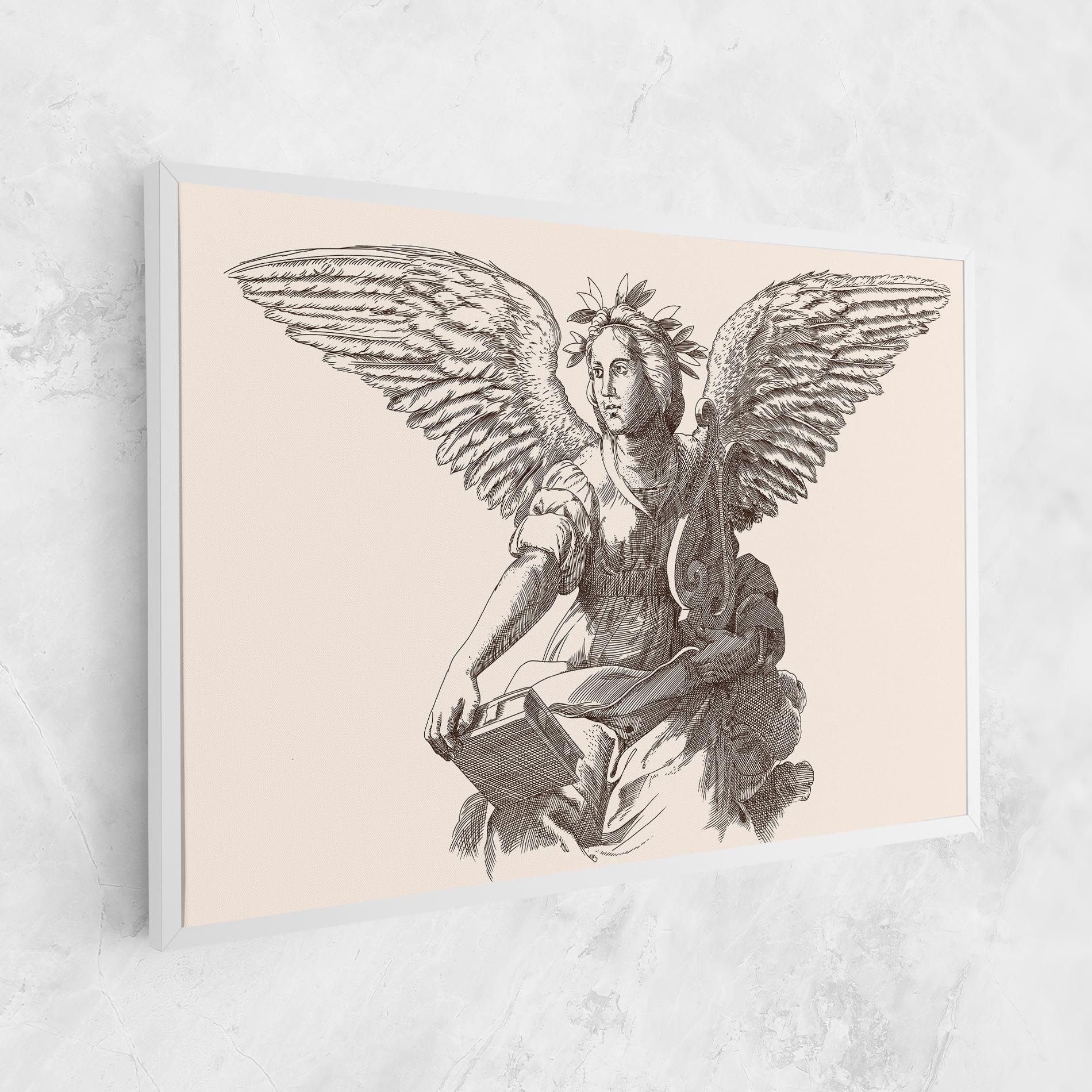Brown Line Angel mockup 1