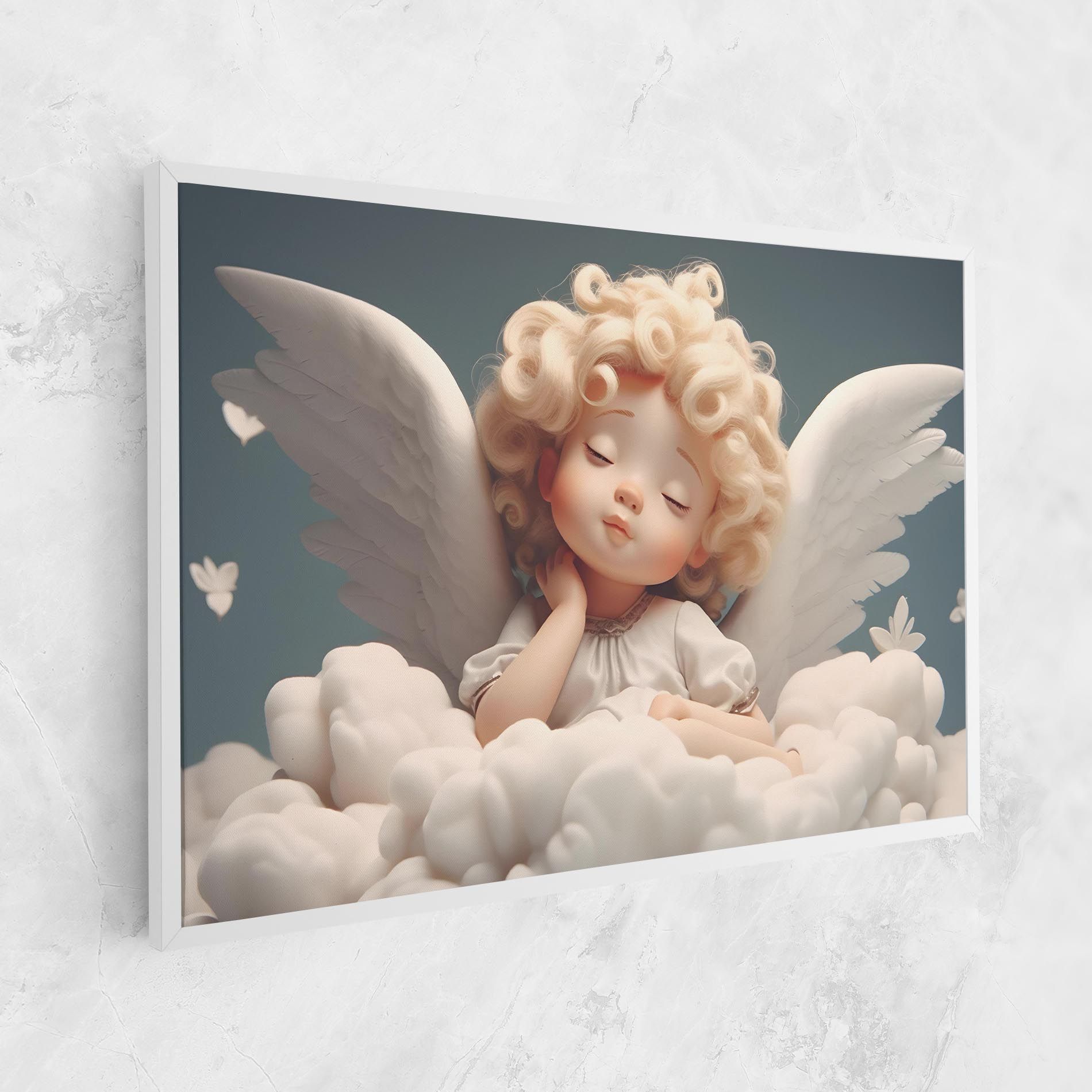 Statue Baby Angel mockup 1