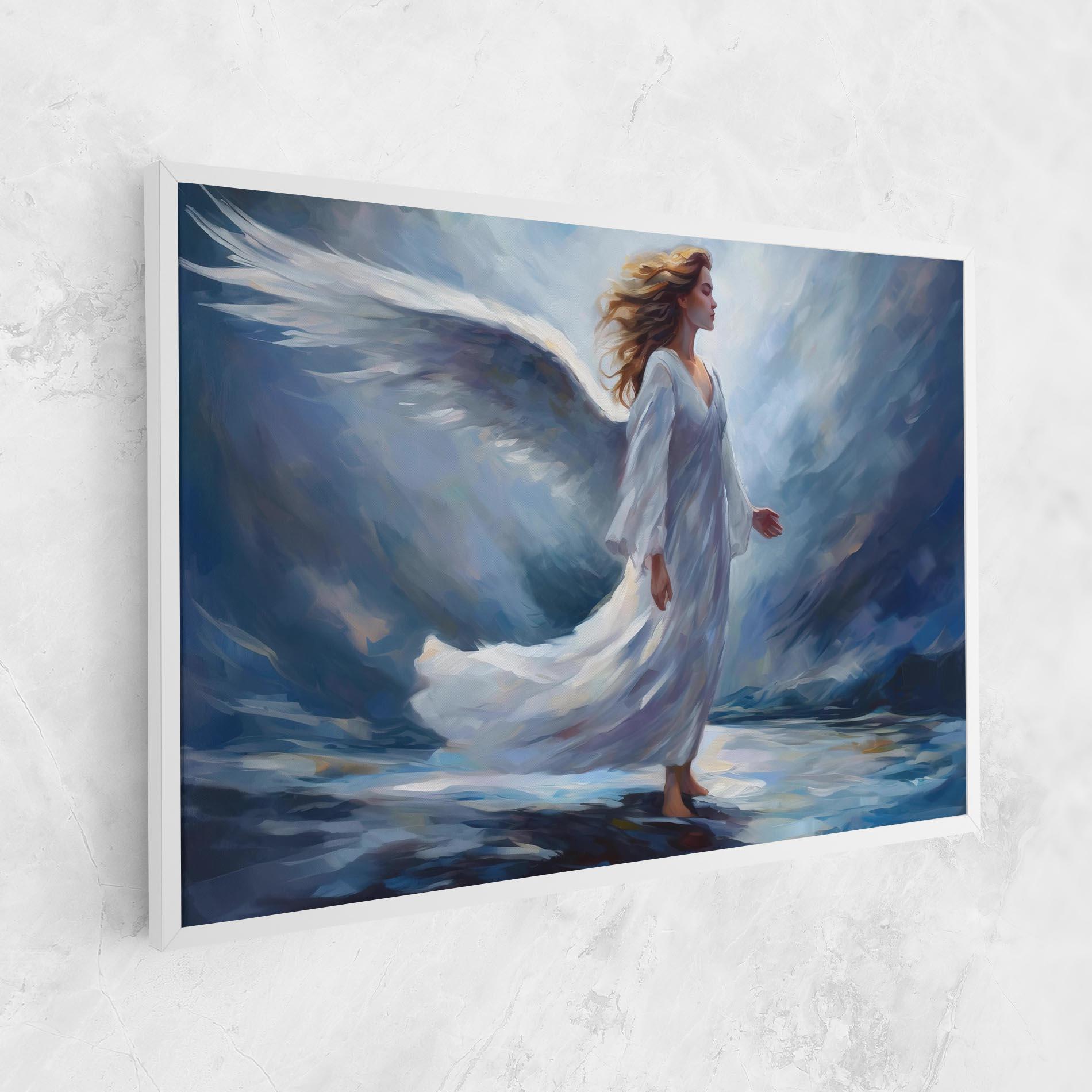 Leinwandbild Wind Angel Woman mockup 1