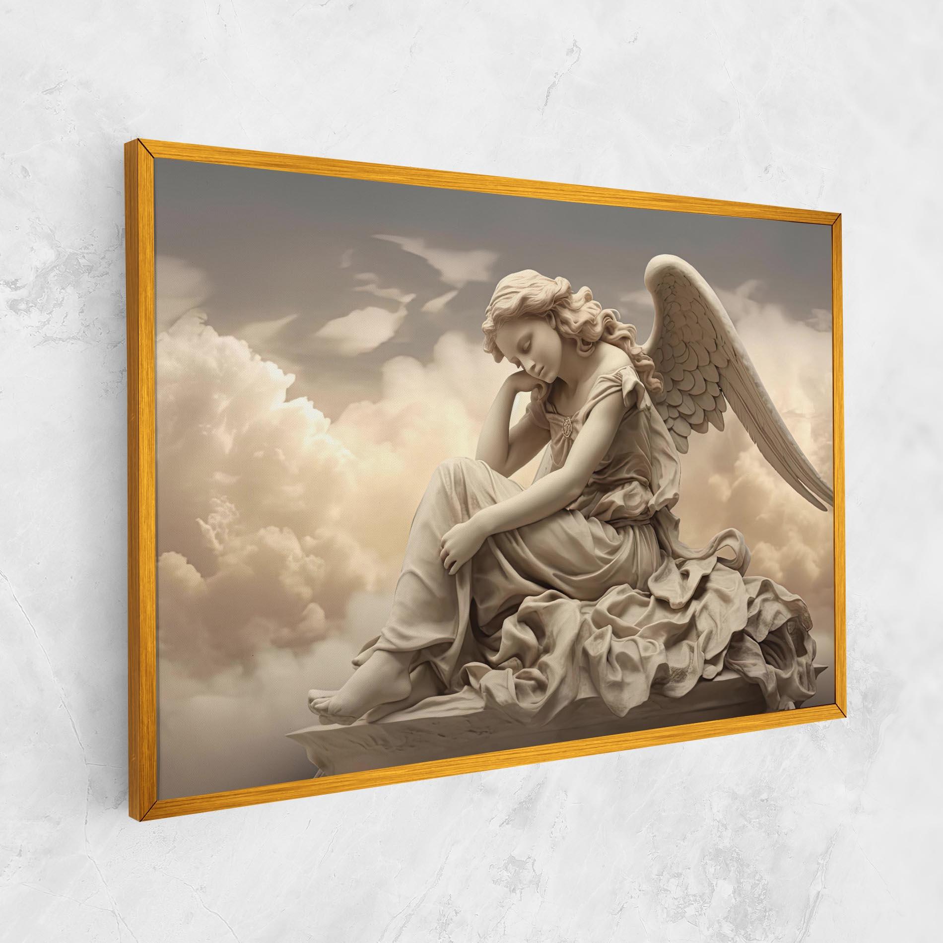 Leinwandbild Angel Guardian Cloud mockup 1